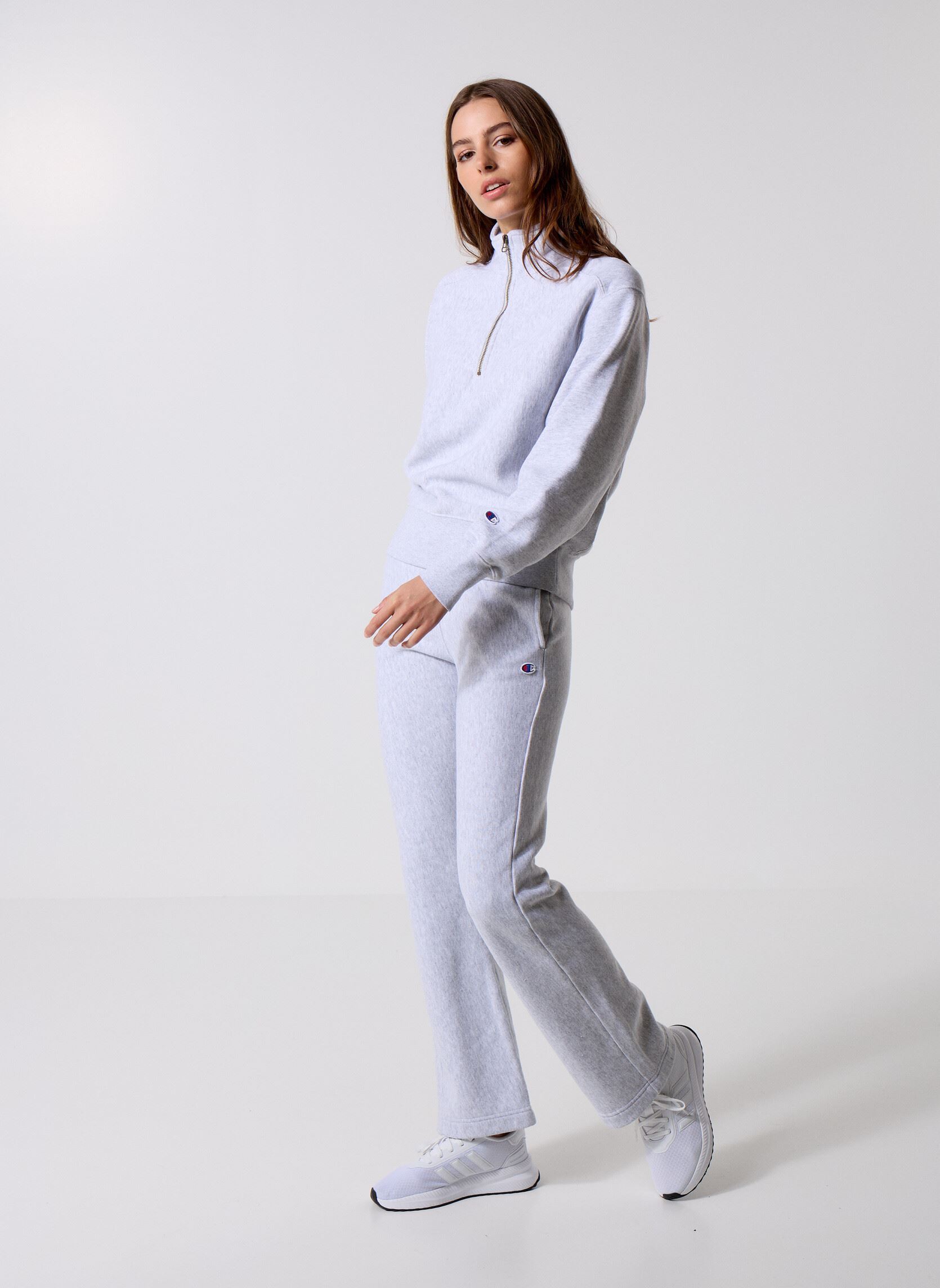 Sweats zippés 118054 femme gris Champion Sweats zippés 118054 femme gris EM004