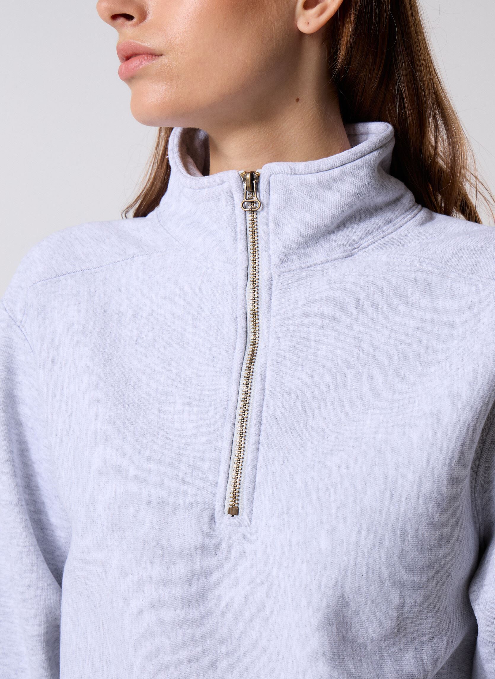 Sweats zippés 118054 femme gris Champion Sweats zippés 118054 femme gris EM004