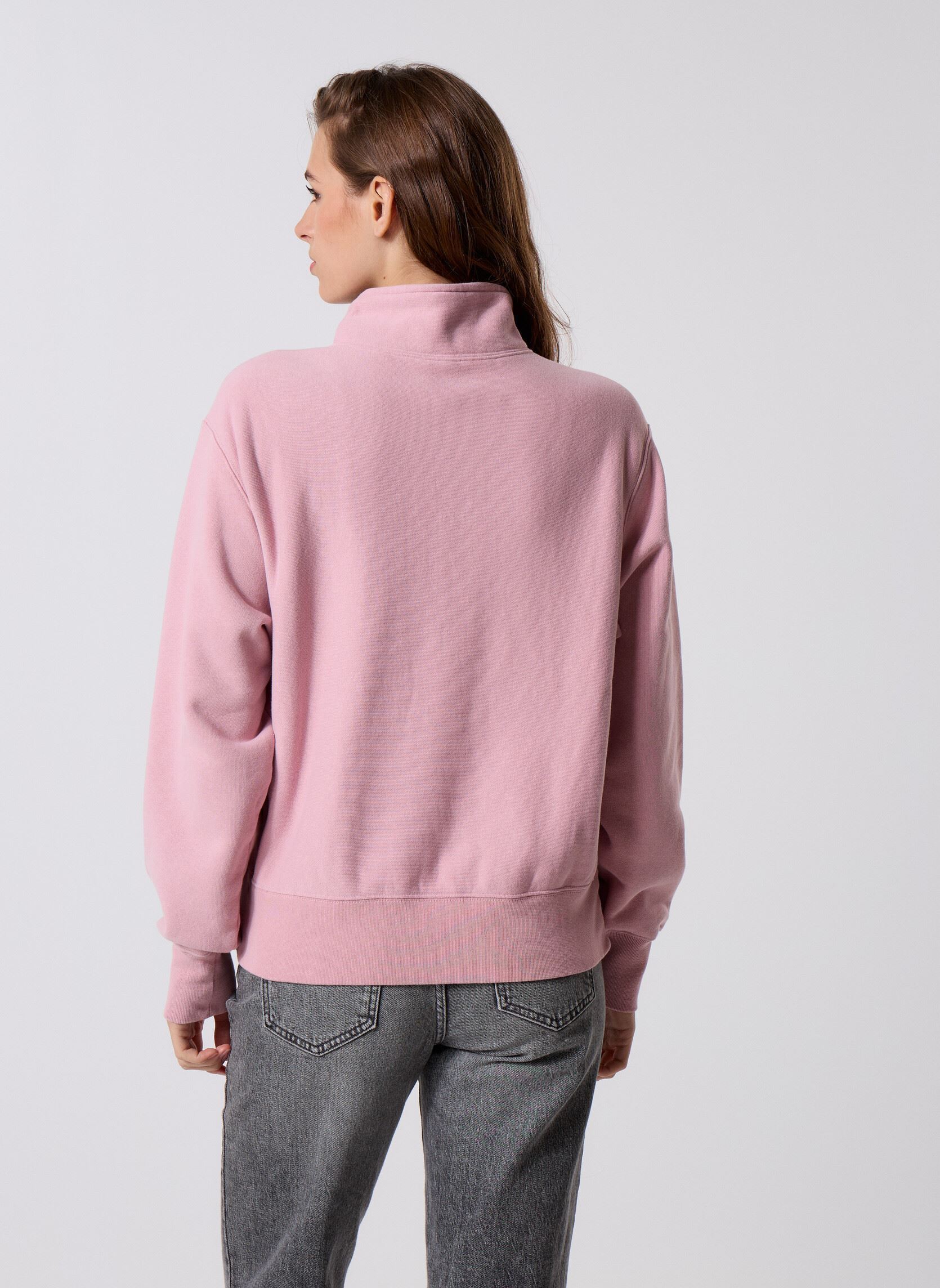 Sweatshirts mit Reißverschluss 118054 damen rosa Champion Sweatshirts mit Reißverschluss 118054 damen rosa PS090