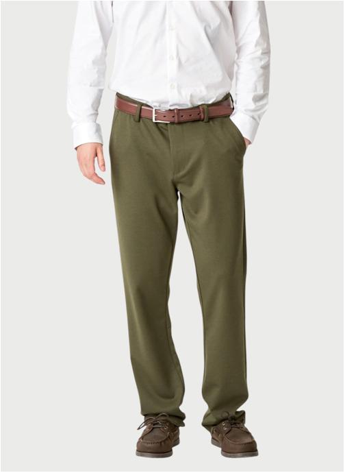 Pantalon Carl - Tweed Kaki - Laine - Octobre Éditions