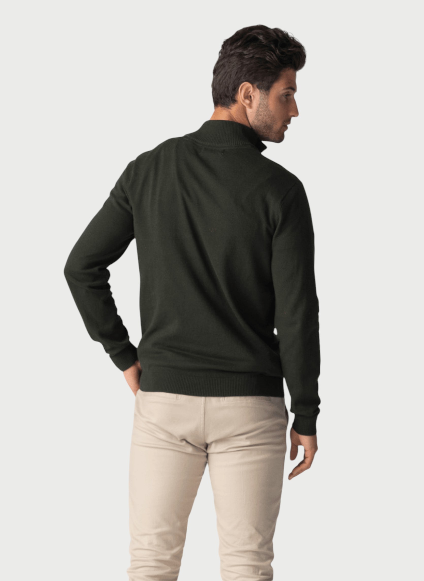 Pull Demi-zip DSG Homme - Gris, Taille L, Polaire Respirante, Idéal Pour La Course
