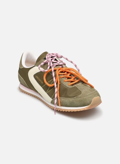 0-105 Baskets basses Lina femme vert