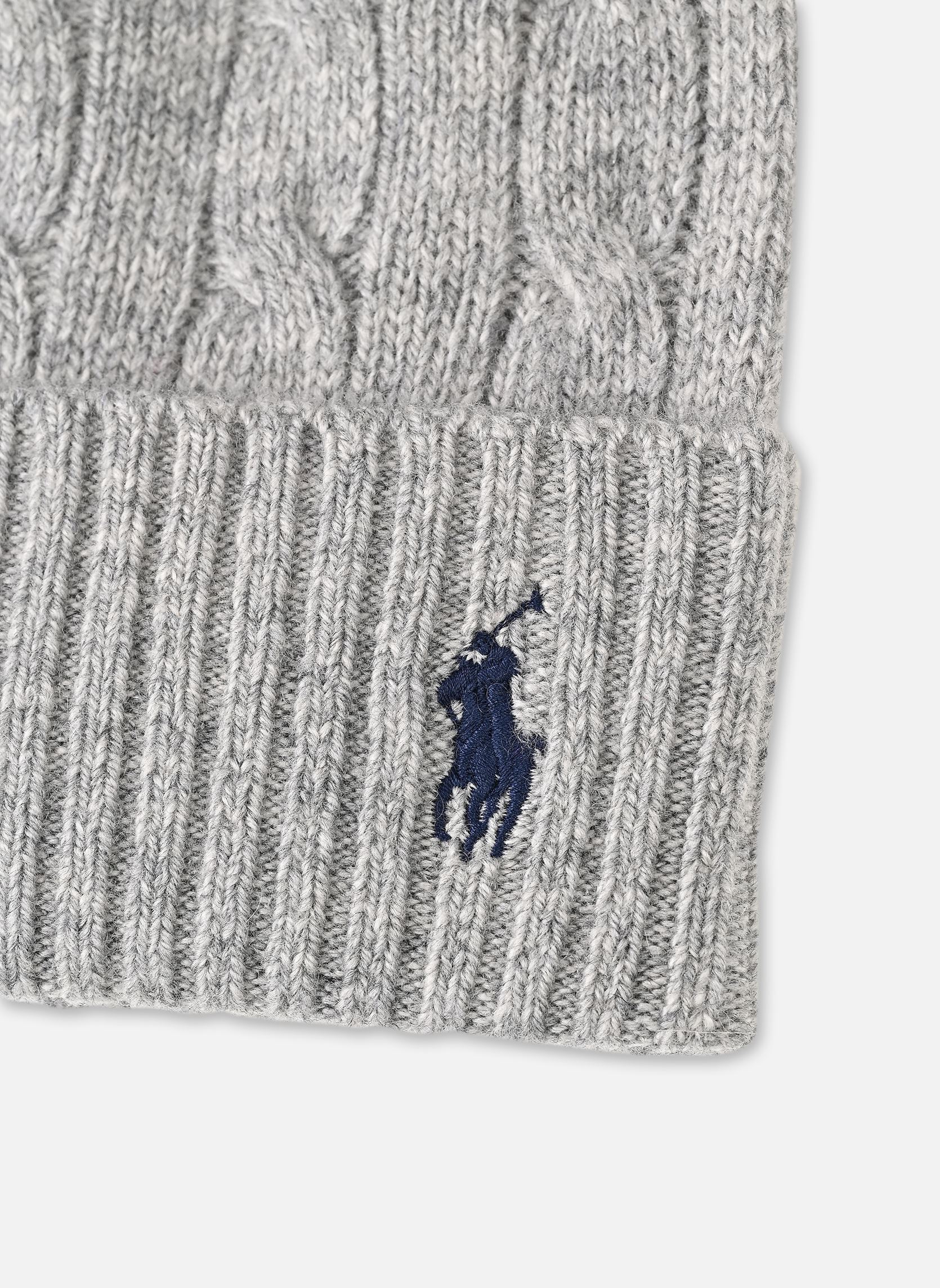 Mützen Wl Cs Cbl Bn-Hat damen grau Polo Ralph Lauren Mützen Wl Cs Cbl Bn-Hat damen grau SOFT GREY