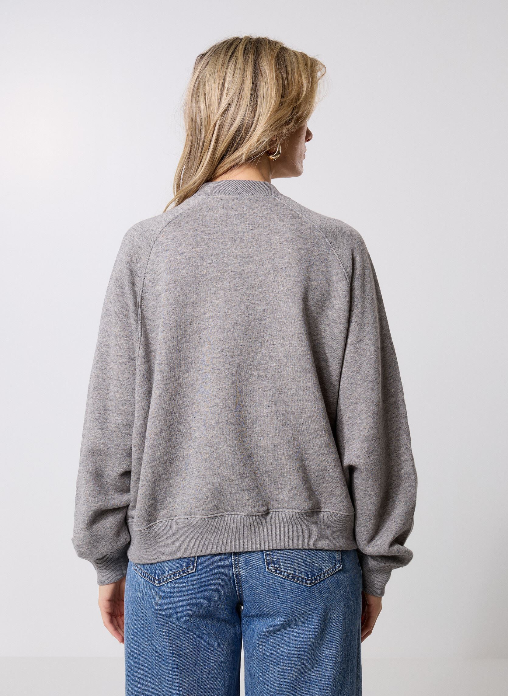 Sweater Knit-Sweatshirt dames grijs Polo Ralph Lauren Sweater Knit-Sweatshirt dames grijs DARK VINTAGE HEATHER