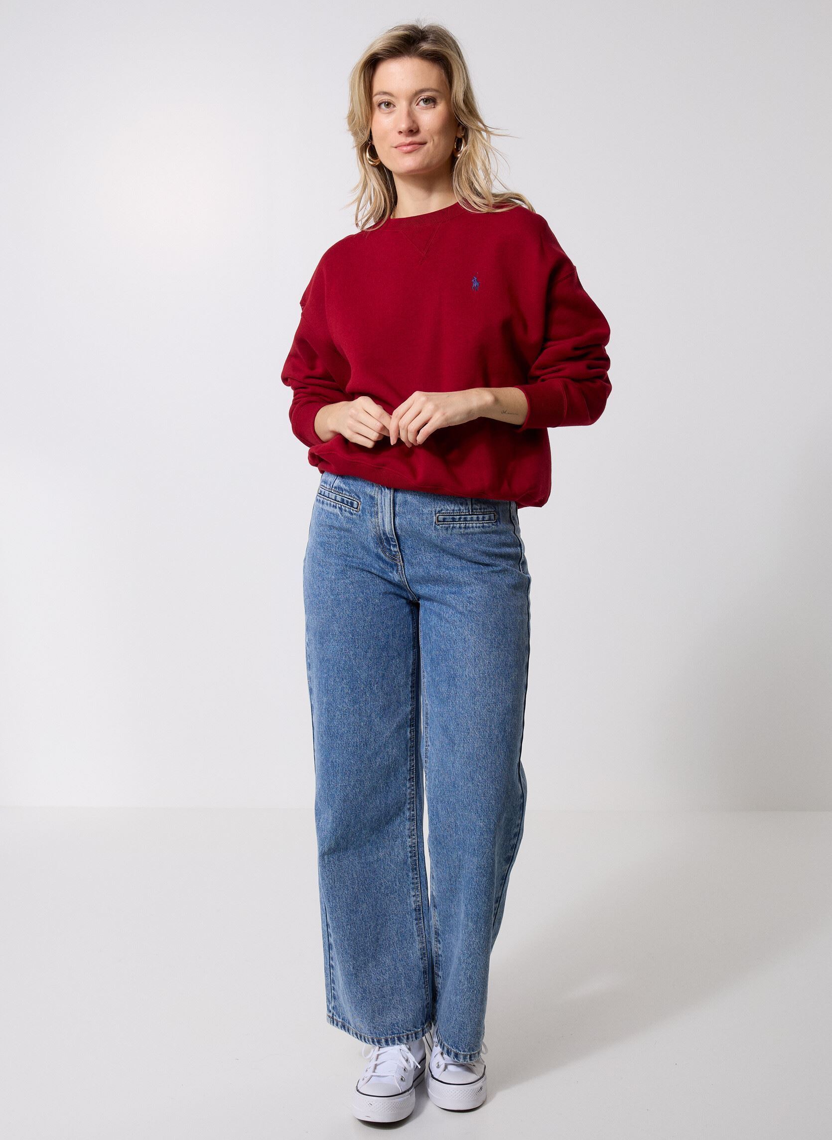 Sweater Knit-Sweatshirt dames rood Polo Ralph Lauren Sweater Knit-Sweatshirt dames rood HOLIDAY RED
