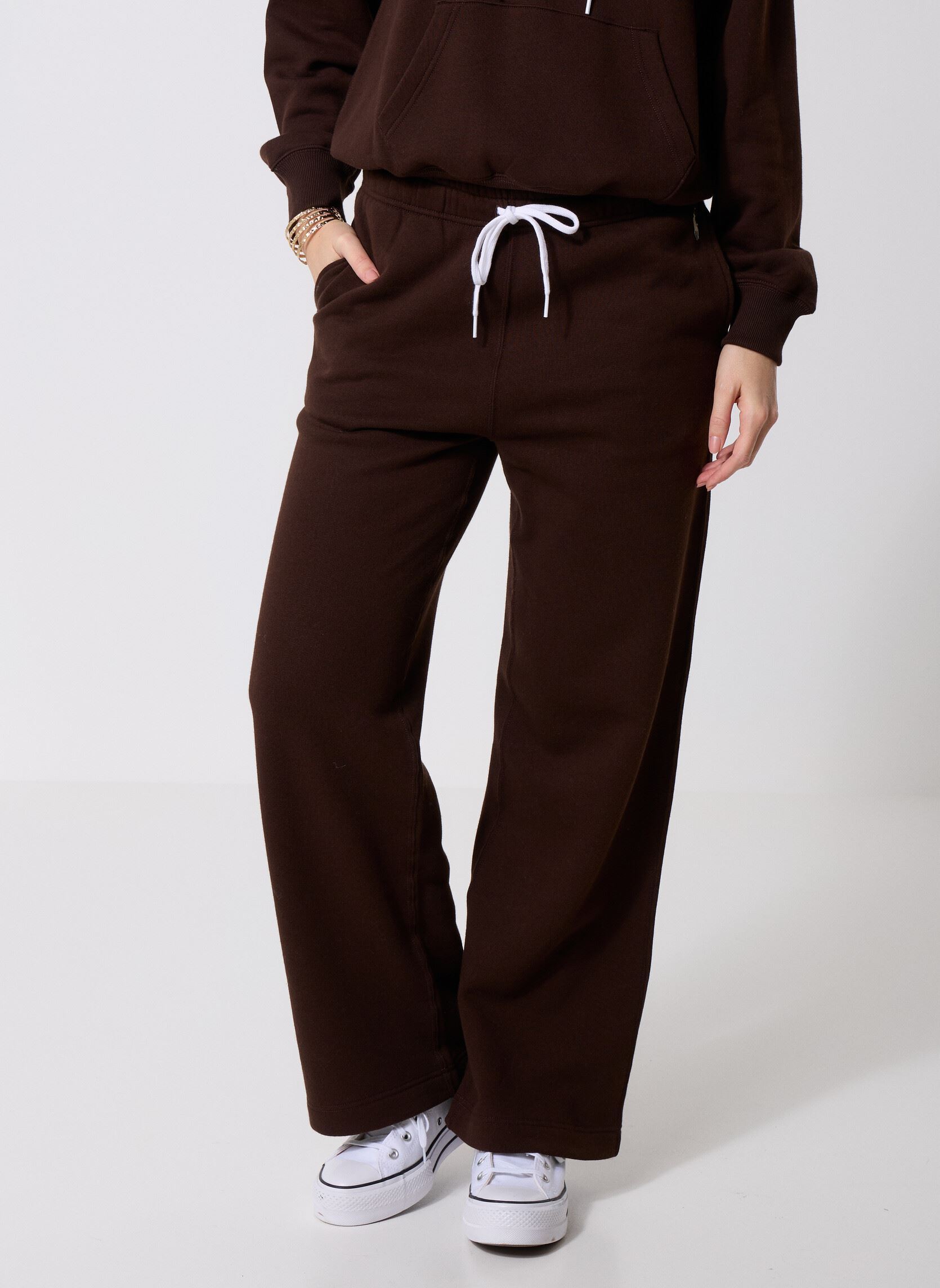 Vêtements Polo Ralph Lauren Knit Open Bottom Sweatpant Pants pour Accessoires - vue 2