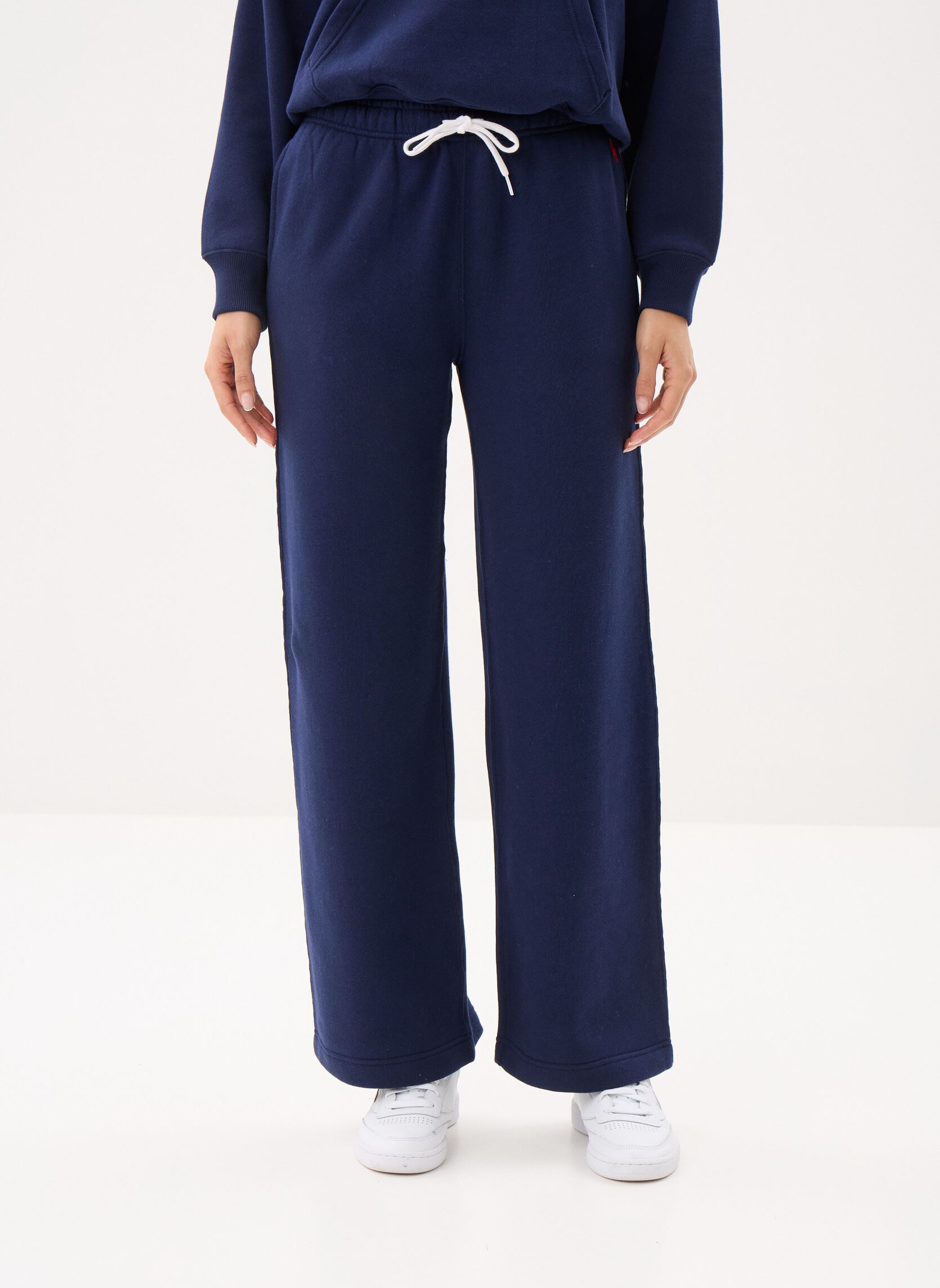 Vêtements Polo Ralph Lauren Pantalon de jogging en molleton à jambe large pour Femme - vue 1