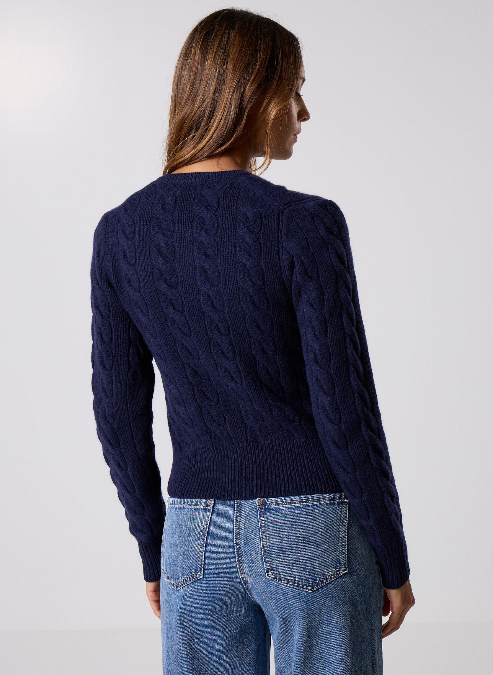 Gilets Sweater-Cardigan femme bleu Polo Ralph Lauren Gilets Sweater-Cardigan femme bleu HUNTER NAVY
