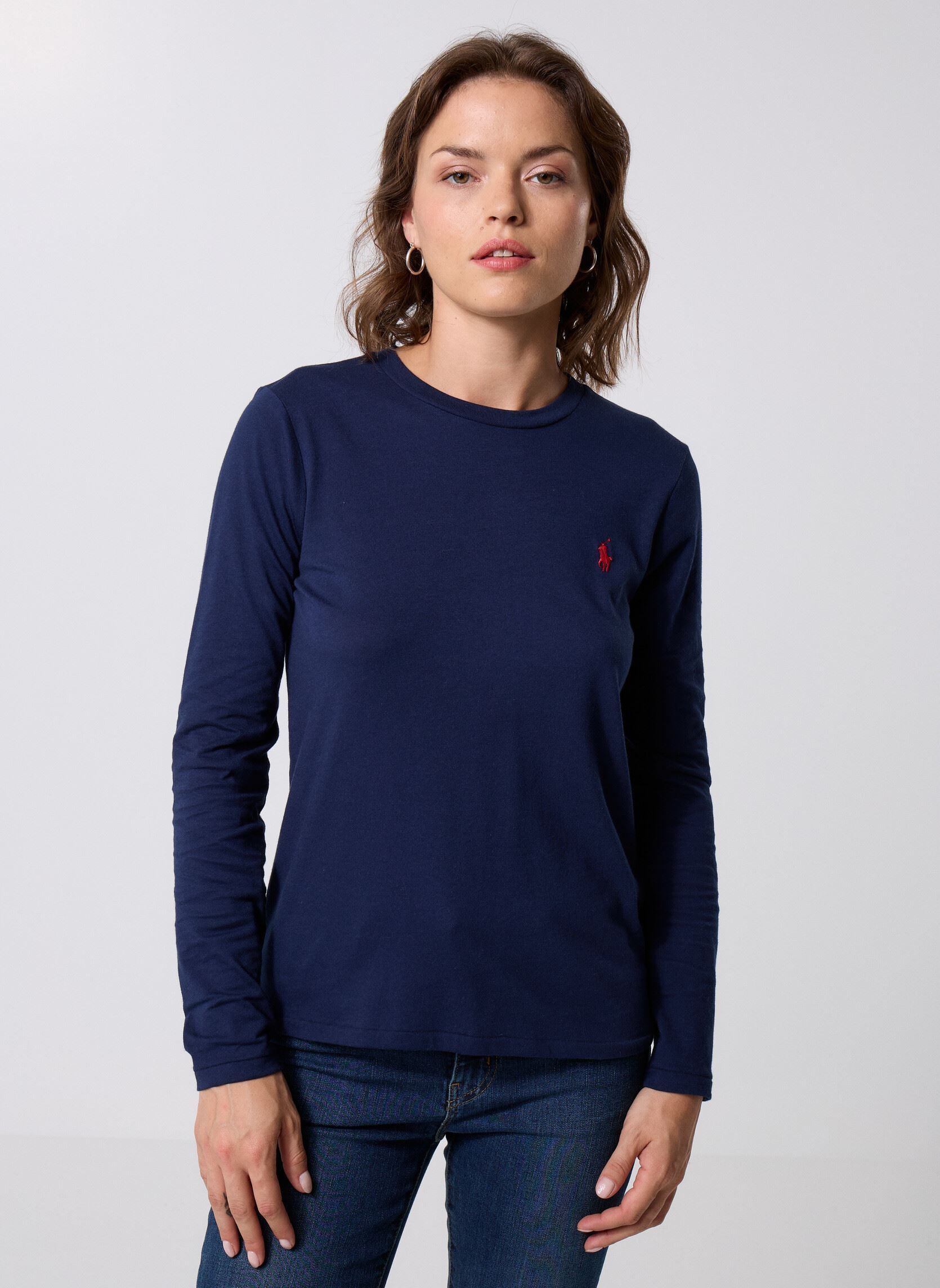 Vêtements Polo Ralph Lauren Newlsrltpp Long Sleeve T Shirt pour Accessoires