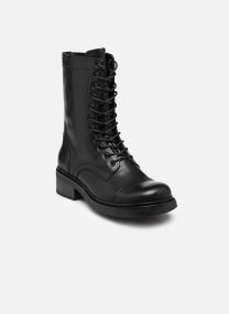 Geschnürte Stiefeletten KARLIE 6015-001 damen schwarz