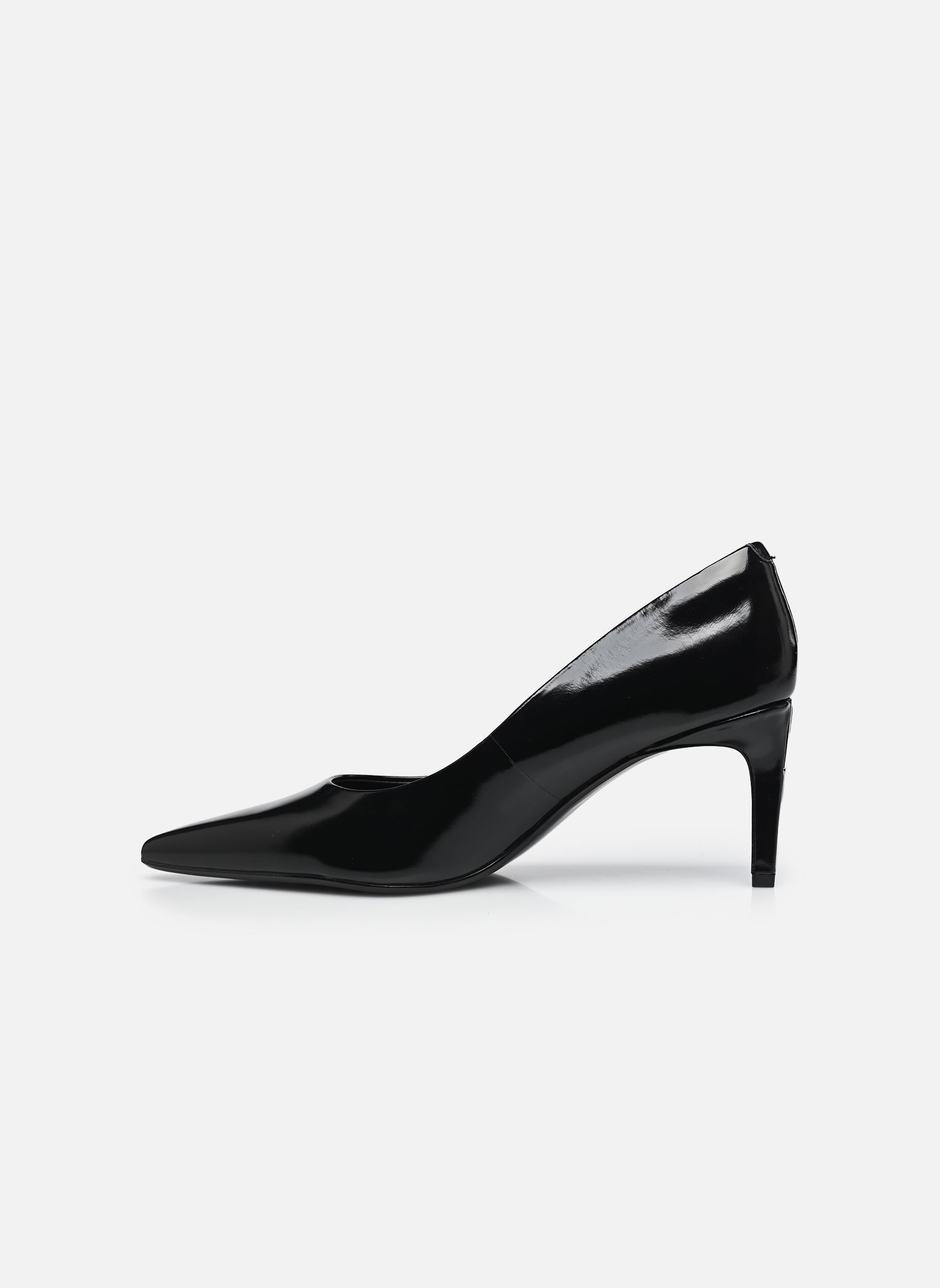 Escarpins ESS STILETTO 70 SHINY LTH femme noir Calvin Klein Escarpins ESS STILETTO 70 SHINY LTH femme noir BLACK