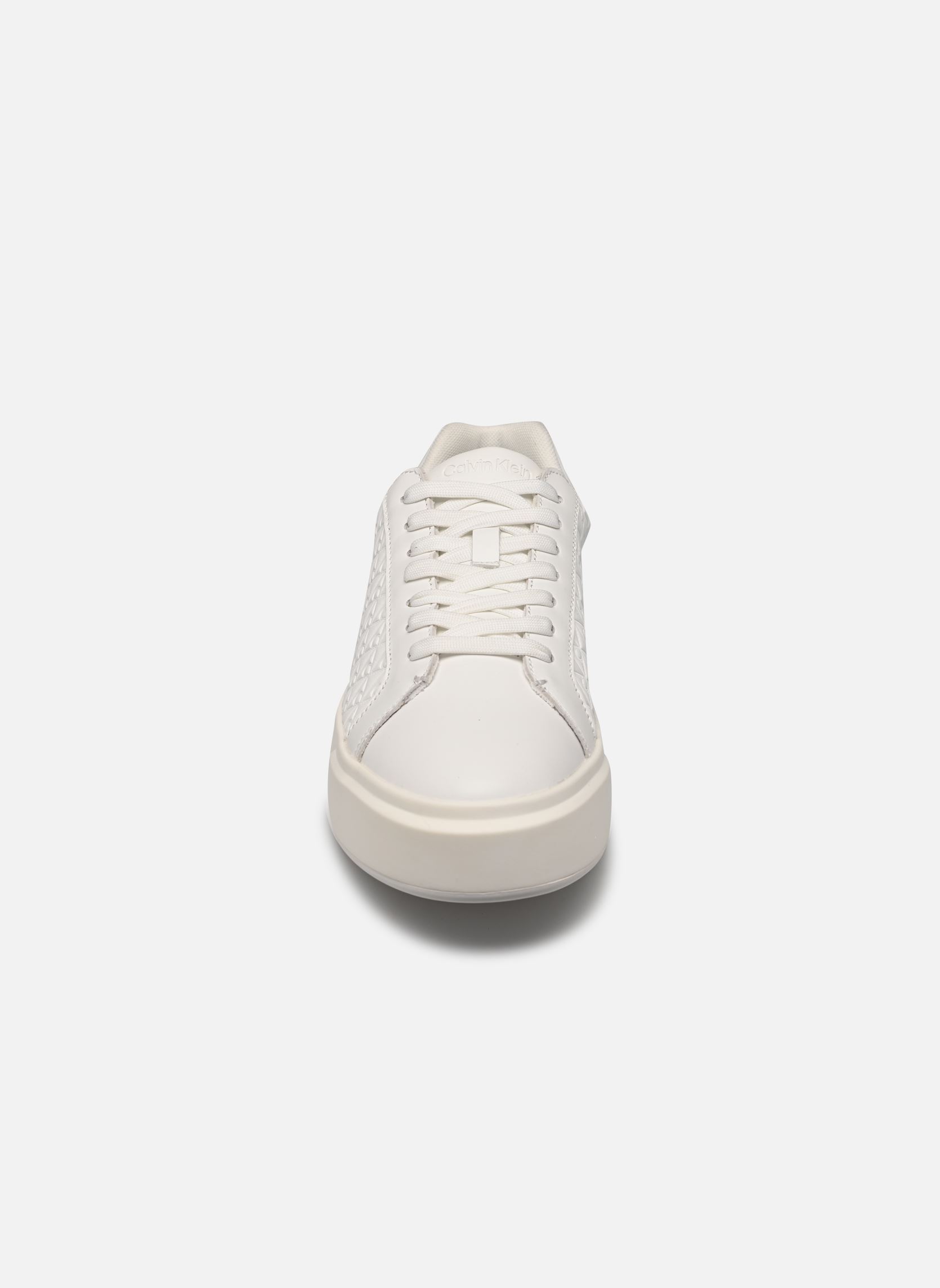 Sneakers BASKET LACE UP LTH AOP dames wit Calvin Klein Sneakers BASKET LACE UP LTH AOP dames wit BRIGHT WHITE