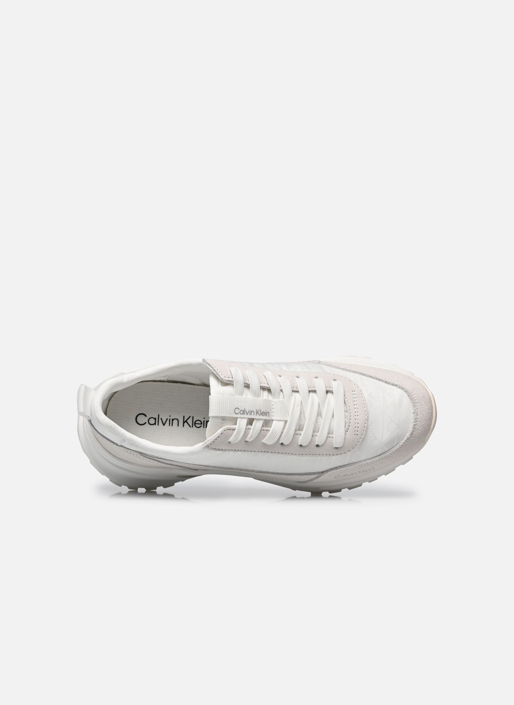 Sneakers HIKE RUNNER CASUAL NY-SU AOP WN dames wit Calvin Klein Sneakers HIKE RUNNER CASUAL NY-SU AOP WN dames wit WHITE/MARSHMALLOW/FEATHER GRAY