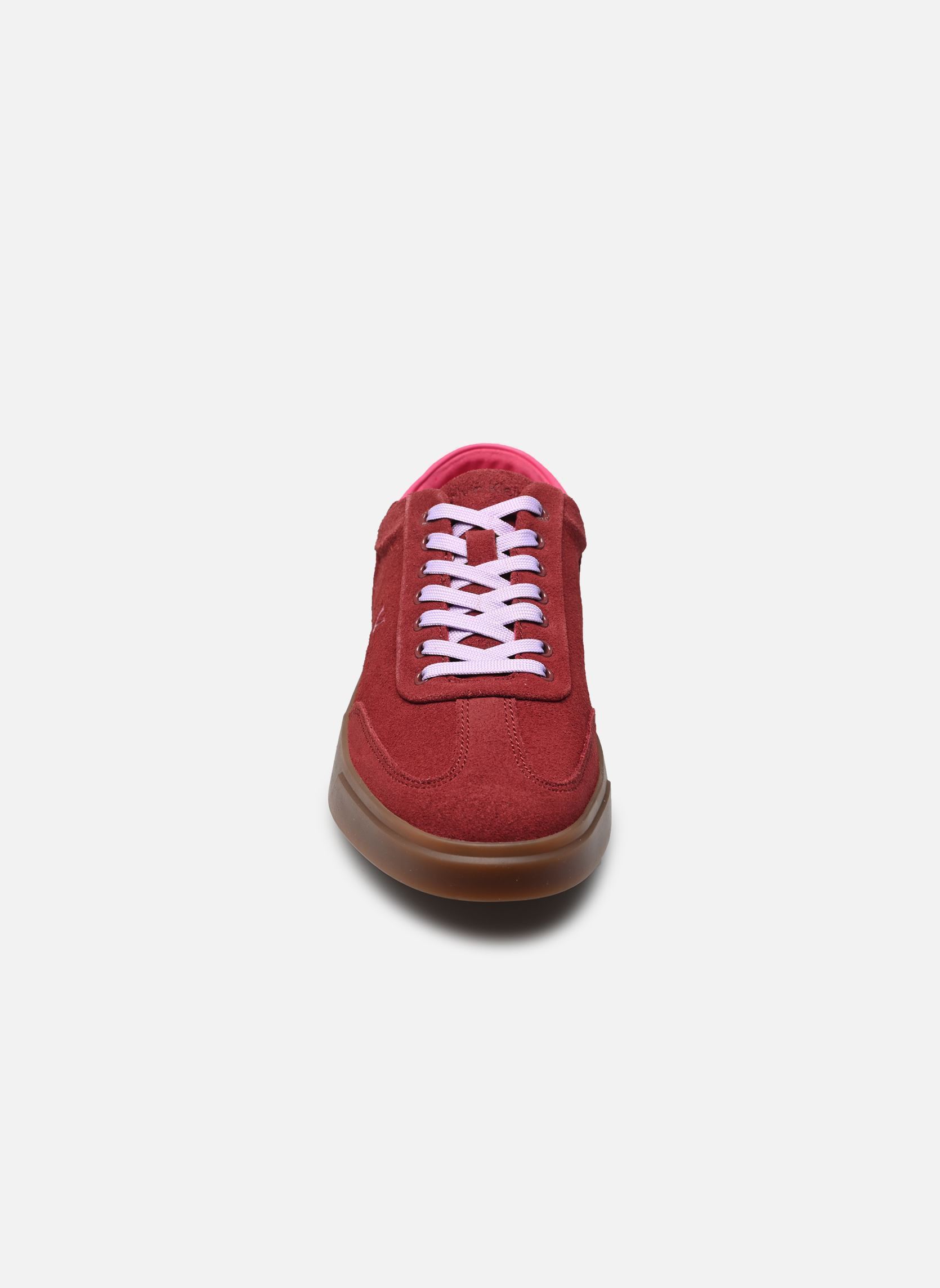Sneakers LOW PRO CUPS LACE UP SUE MIX MG dames rood Calvin Klein Sneakers LOW PRO CUPS LACE UP SUE MIX MG dames rood NEW MAROON/PINK YARROW/PASTEL