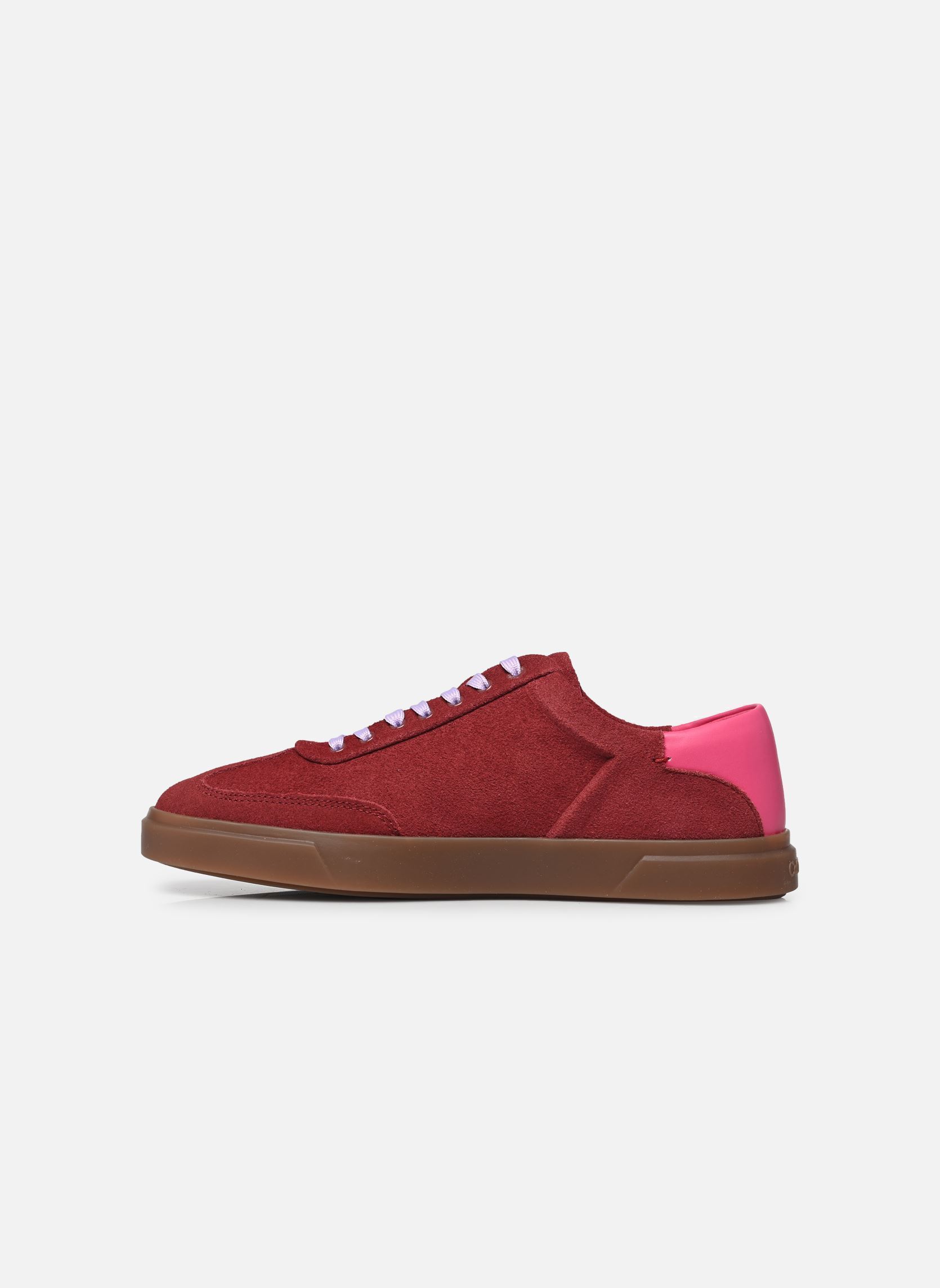 Sneakers LOW PRO CUPS LACE UP SUE MIX MG dames rood Calvin Klein Sneakers LOW PRO CUPS LACE UP SUE MIX MG dames rood NEW MAROON/PINK YARROW/PASTEL