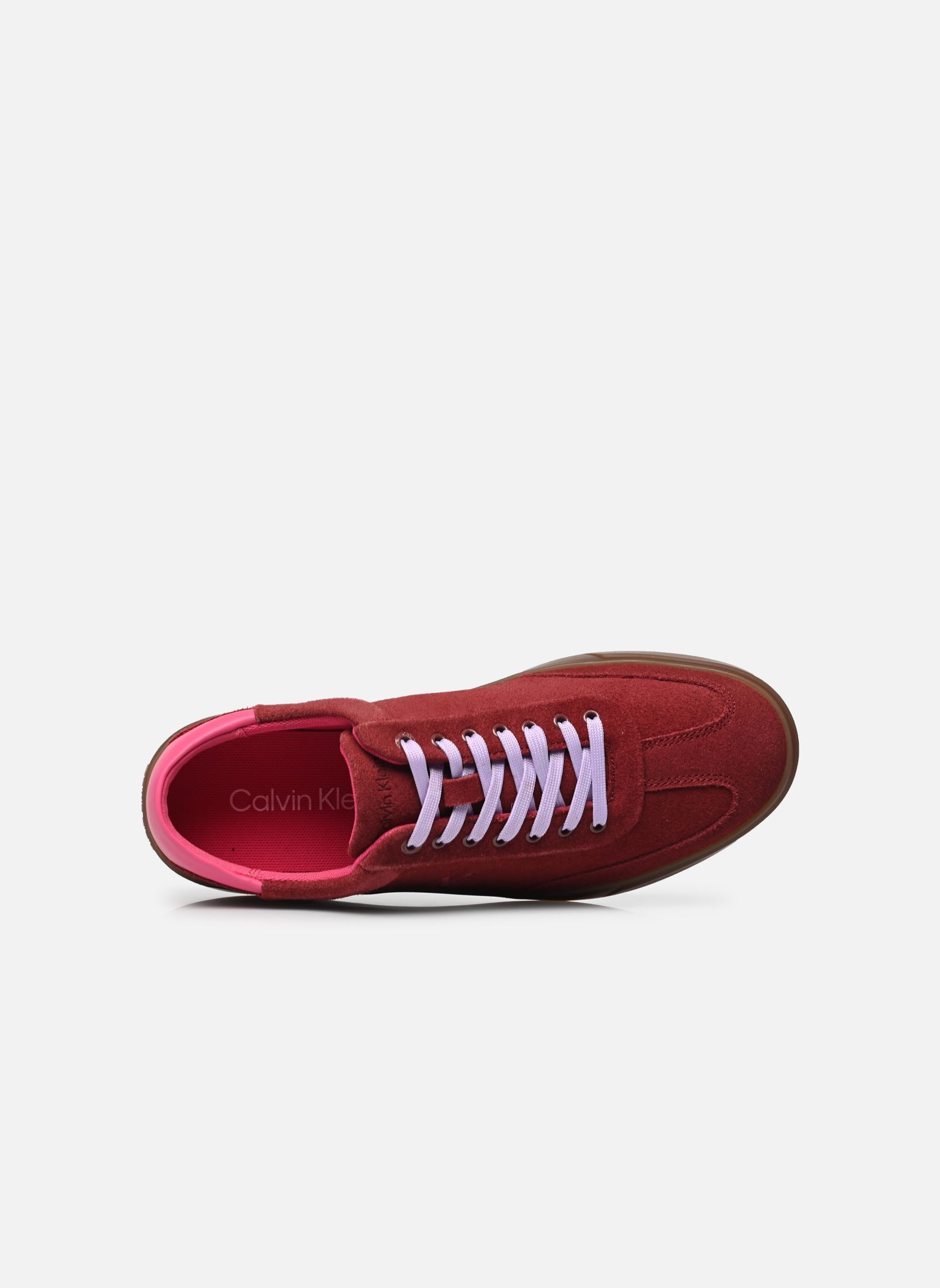 Sneakers LOW PRO CUPS LACE UP SUE MIX MG dames rood Calvin Klein Sneakers LOW PRO CUPS LACE UP SUE MIX MG dames rood NEW MAROON/PINK YARROW/PASTEL