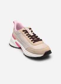 Baskets HIKE RUNNER MG NYLON MIX femme beige