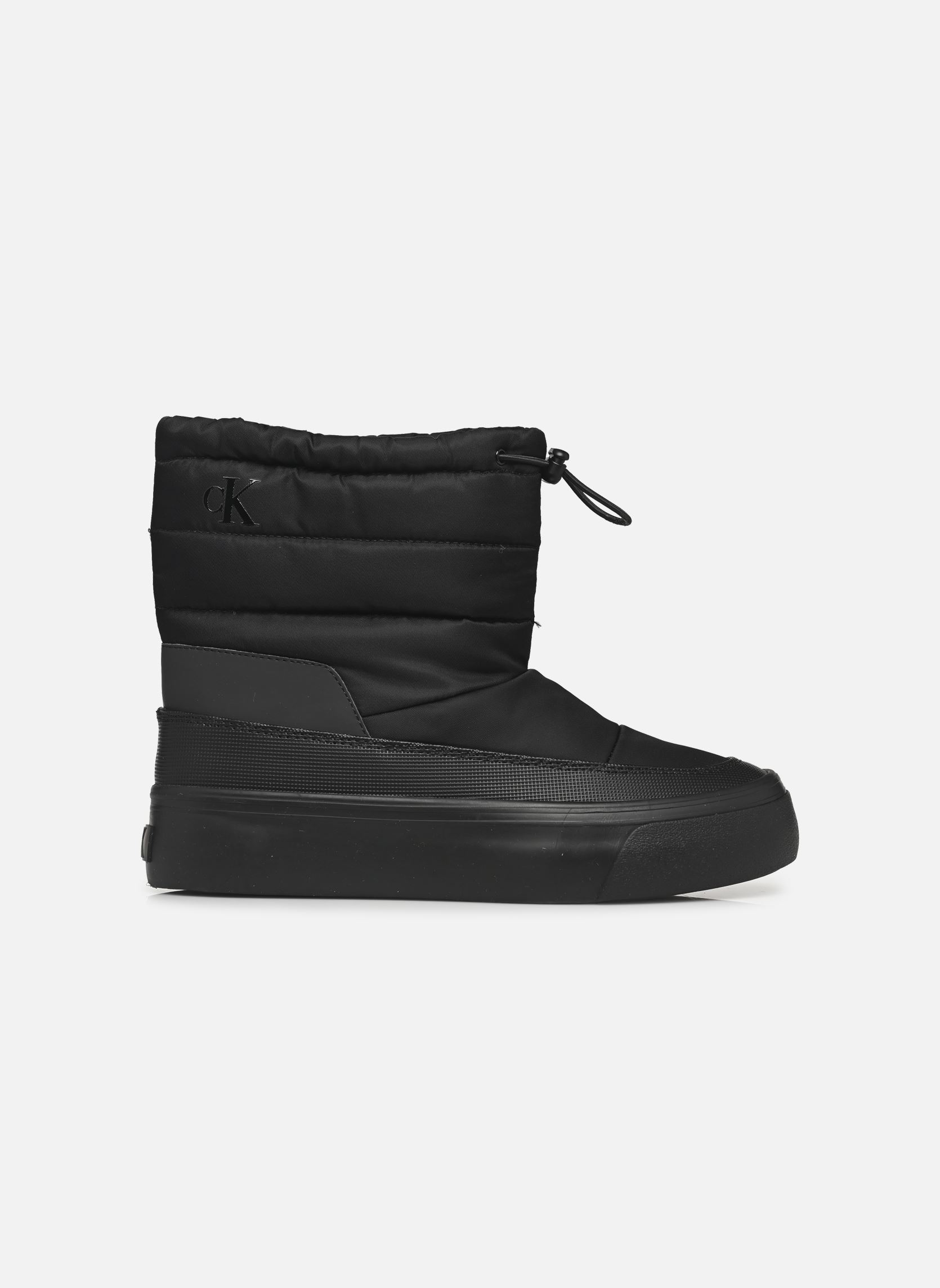 Schneestiefel VULC FLATF SNOWBOOT NYLON MIX MG damen schwarz Calvin Klein Schneestiefel VULC FLATF SNOWBOOT NYLON MIX MG damen schwarz TRIPLE BLACK