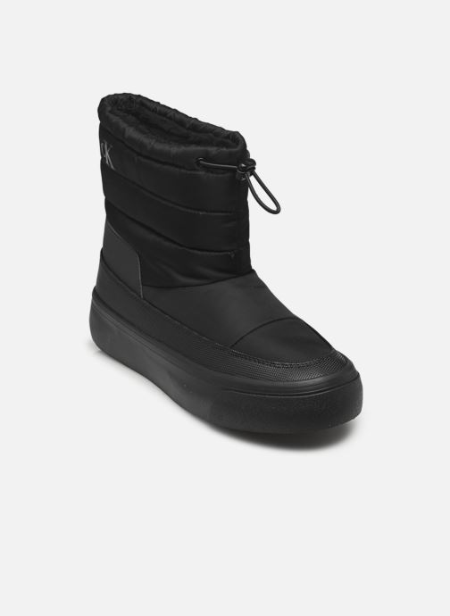 Calvin Klein Schneestiefel VULC FLATF SNOWBOOT NYLON MIX MG damen schwarz