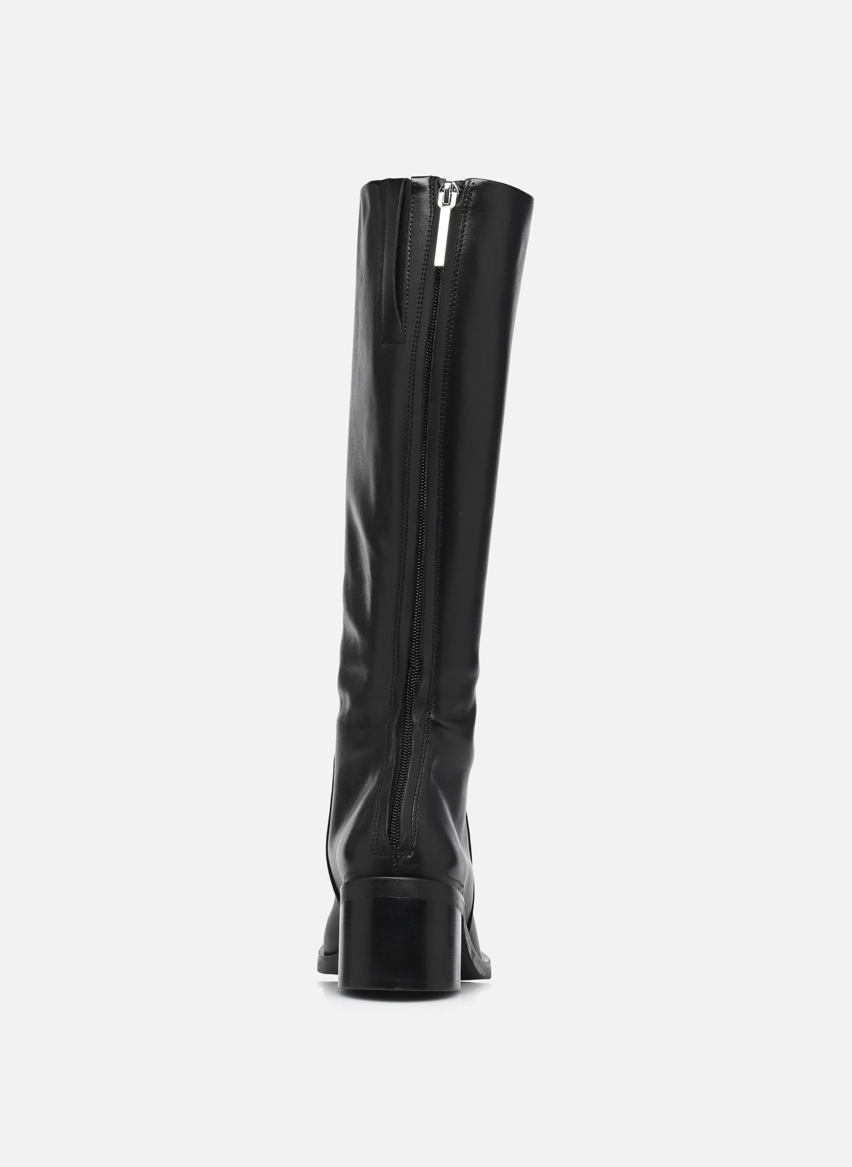 Laarzen BLOCK HEEL KNEE BOOT LTH dames zwart Calvin Klein Laarzen BLOCK HEEL KNEE BOOT LTH dames zwart BLACK