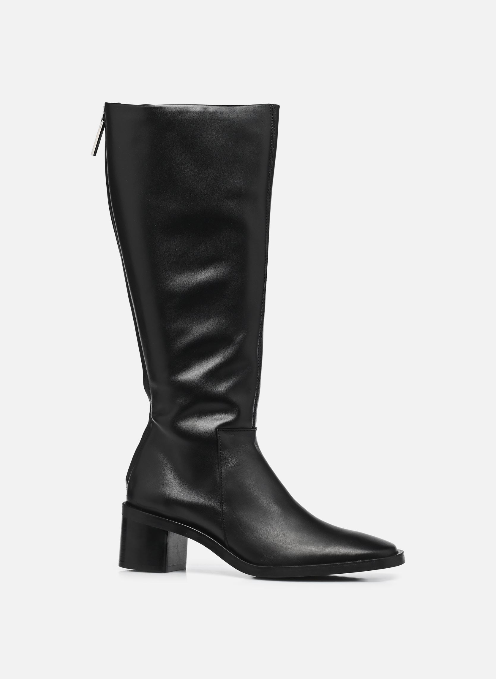 Laarzen BLOCK HEEL KNEE BOOT LTH dames zwart Calvin Klein Laarzen BLOCK HEEL KNEE BOOT LTH dames zwart BLACK
