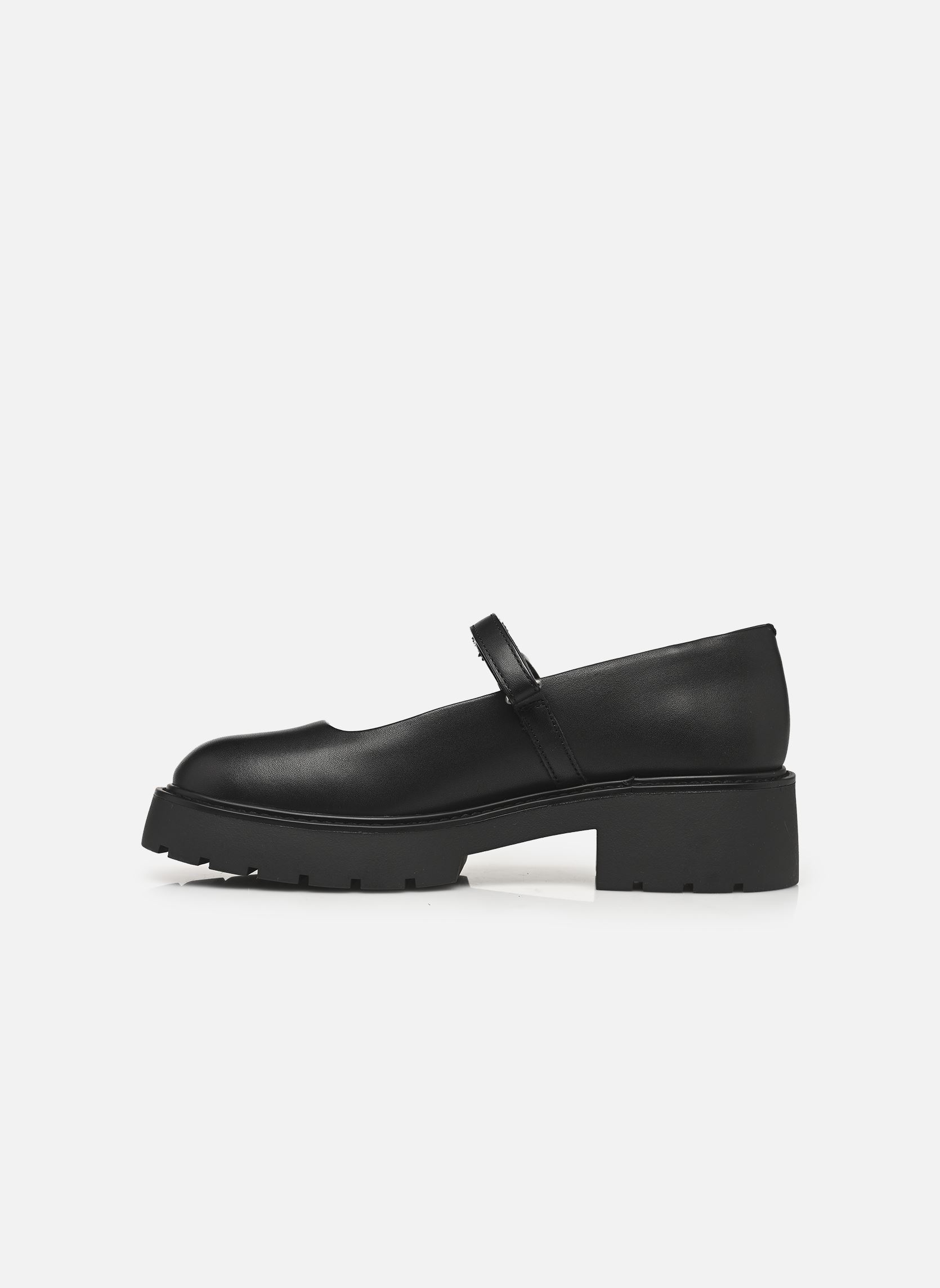 Klassische Ballerinas CHUNKY LOAFER MJ LTH HW damen schwarz Calvin Klein Klassische Ballerinas CHUNKY LOAFER MJ LTH HW damen schwarz BLACK