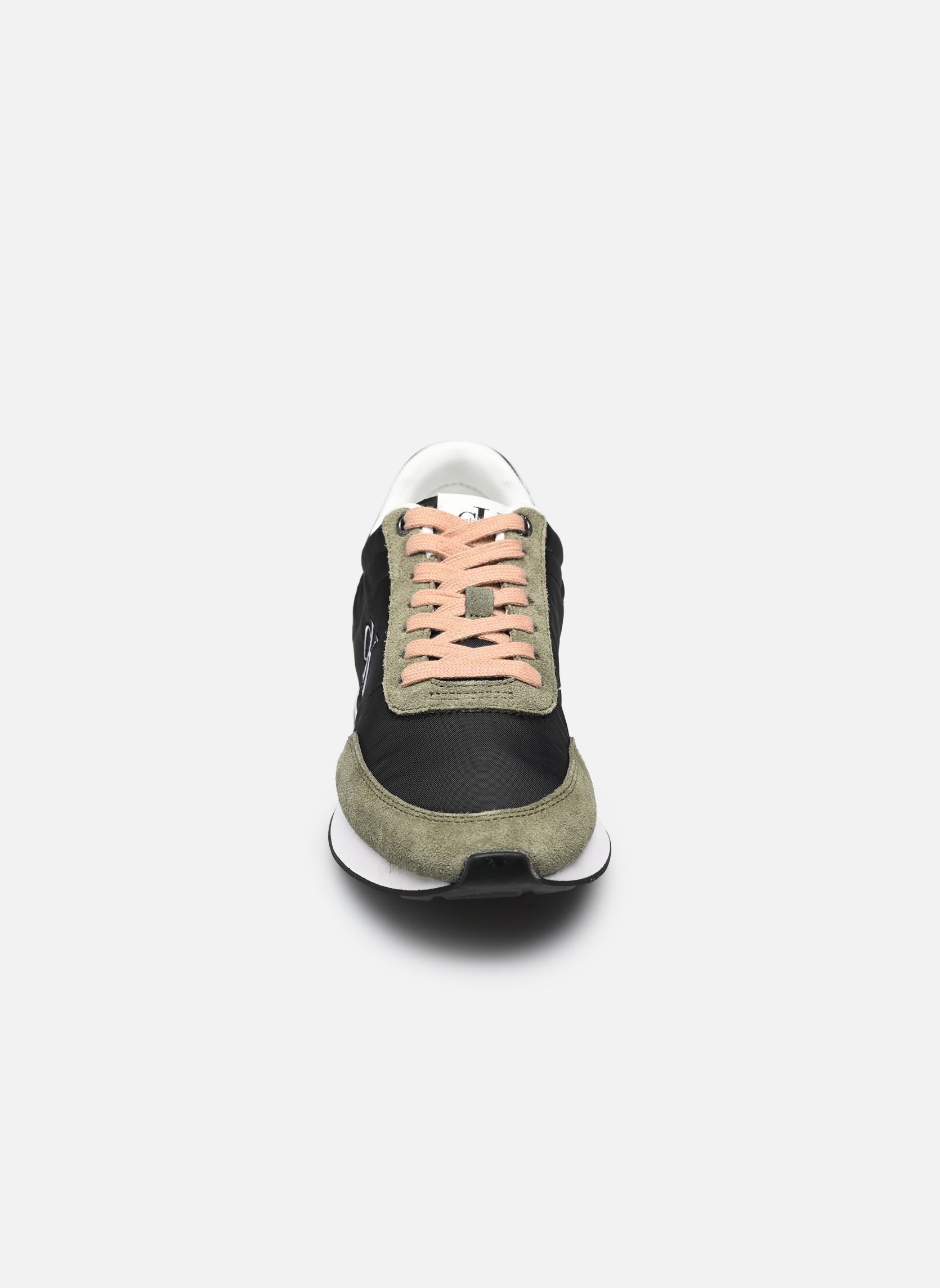 Sneakers RETRO RUNNER LACE UP NYLON MG dames groen Calvin Klein Sneakers RETRO RUNNER LACE UP NYLON MG dames groen Black/Capers