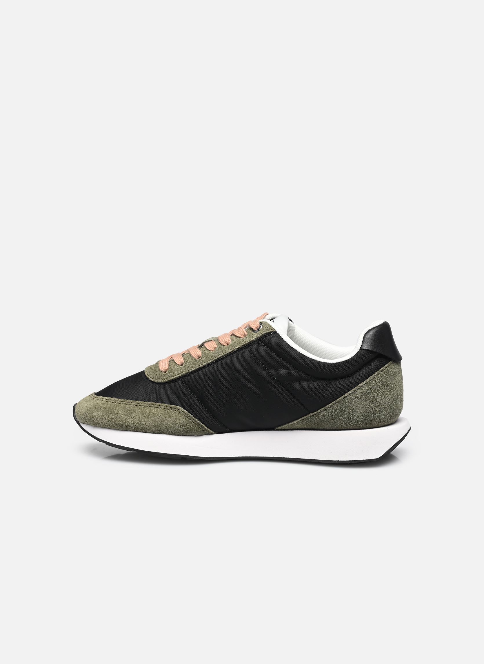 Sneakers RETRO RUNNER LACE UP NYLON MG dames groen Calvin Klein Sneakers RETRO RUNNER LACE UP NYLON MG dames groen Black/Capers