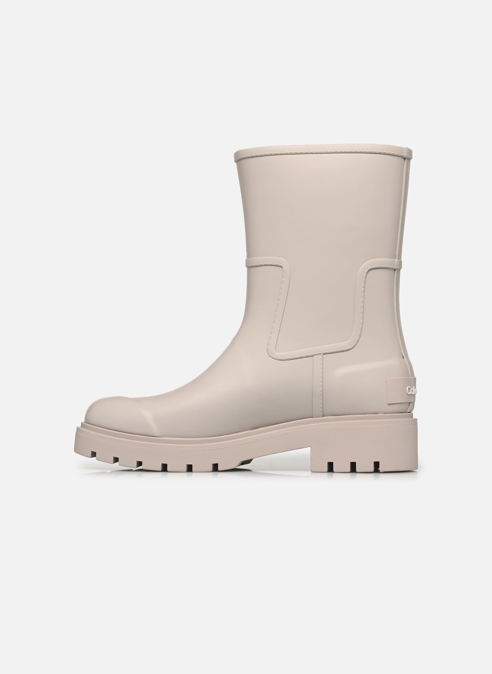 Gummistiefel MID RAINBOOT RUBBER damen beige Calvin Klein Gummistiefel MID RAINBOOT RUBBER damen beige CHATEAU