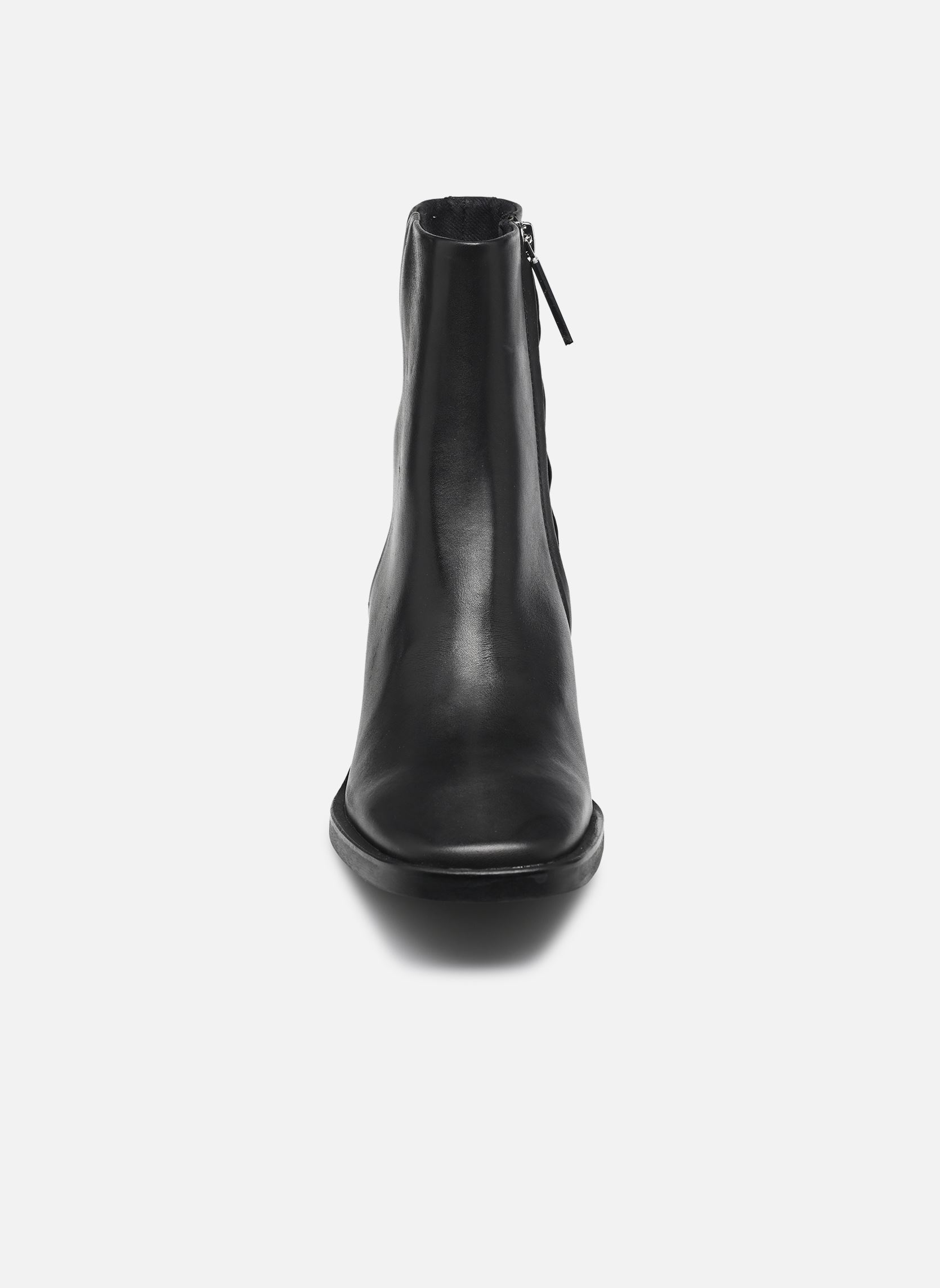 Stiefeletten und Stiefel BLOCK HEEL ZIP BOOT LTH damen schwarz Calvin Klein Stiefeletten und Stiefel BLOCK HEEL ZIP BOOT LTH damen schwarz CK BLACK