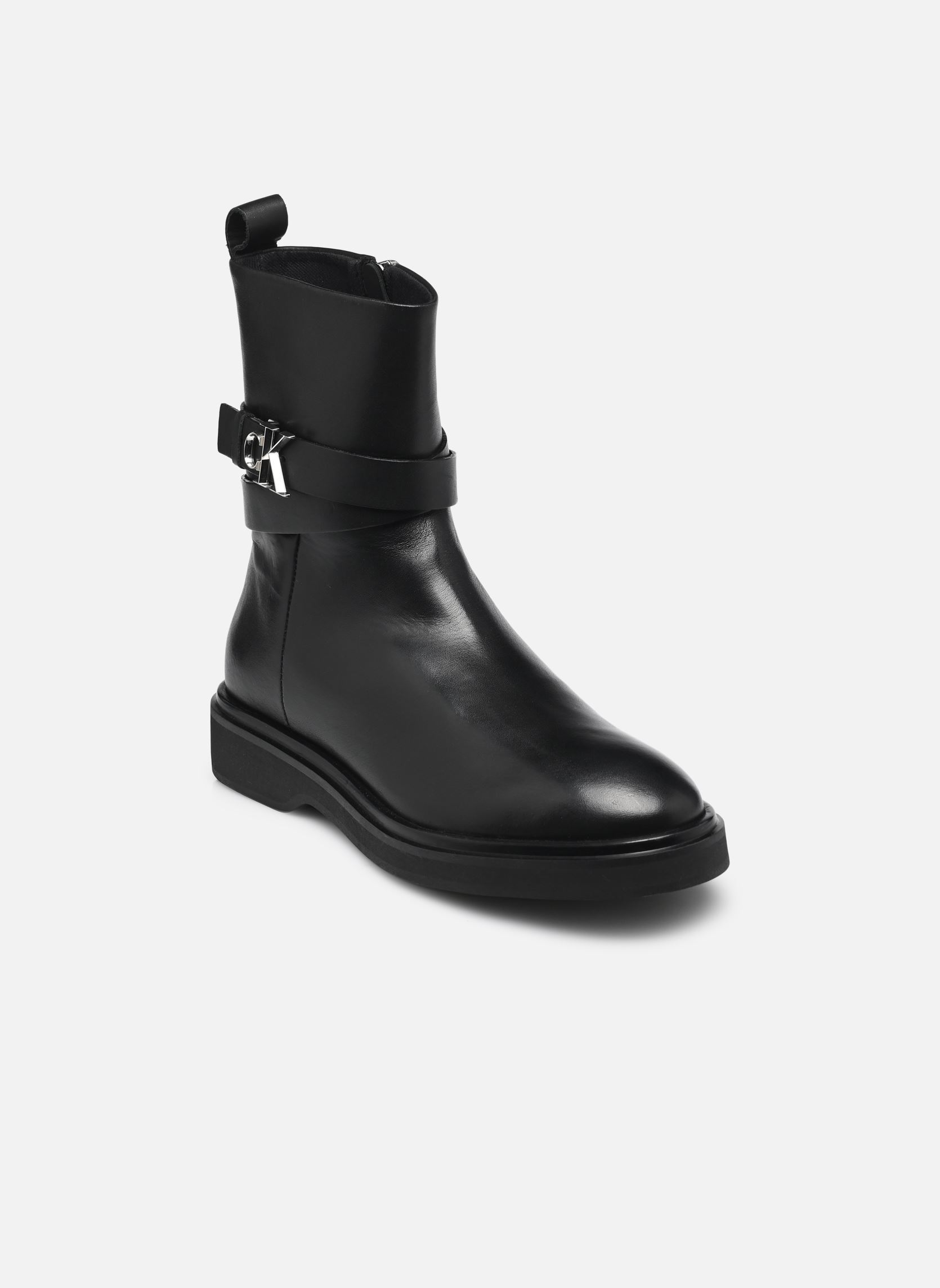 Boots Calvin Klein Jeans ANKLE BOOT W/ METAL LOGO - vue 2