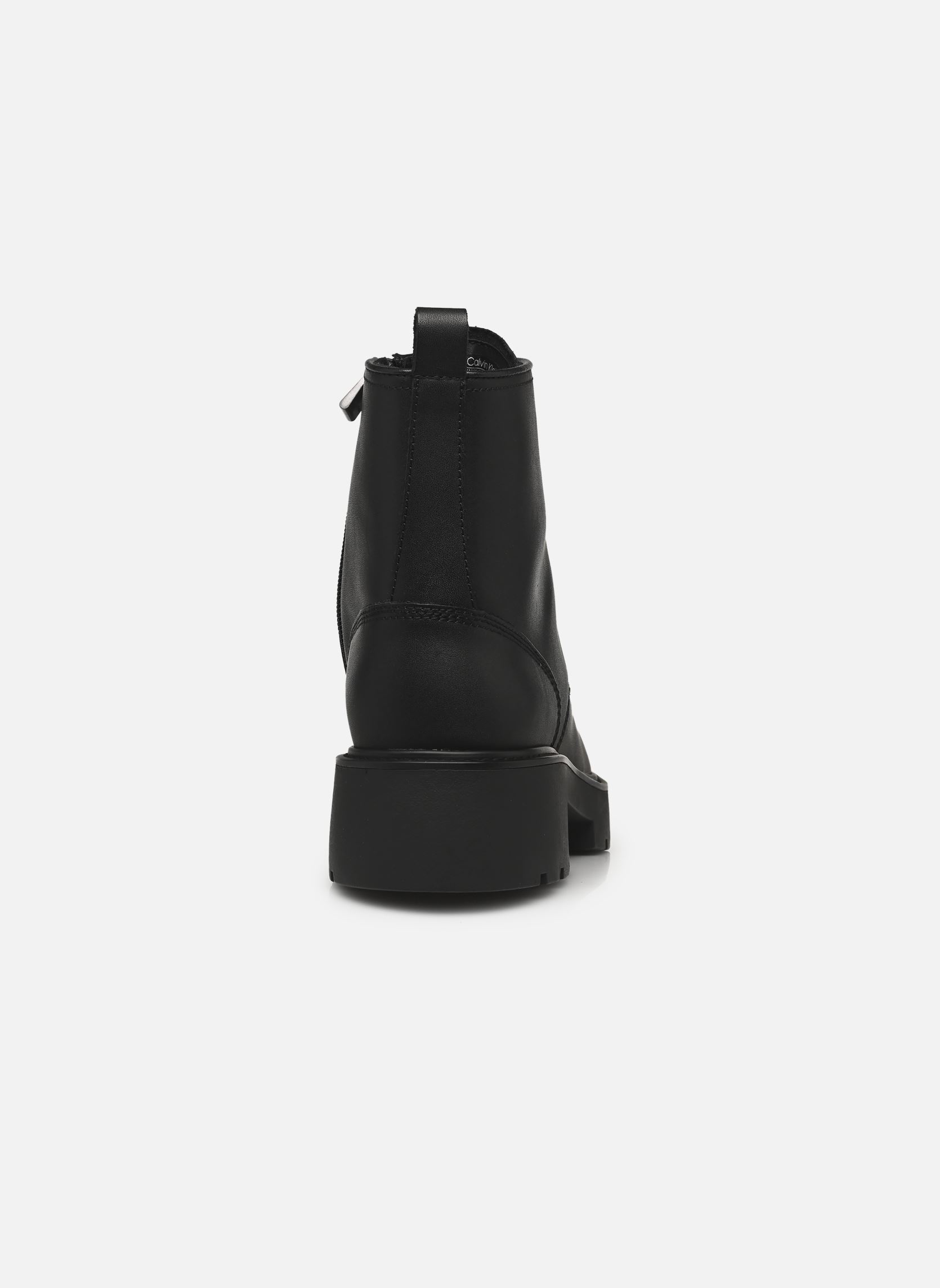 Bottines à lacets CHUNKY LACE UP ZIP BOOT femme noir Calvin Klein Bottines à lacets CHUNKY LACE UP ZIP BOOT femme noir CK BLACK