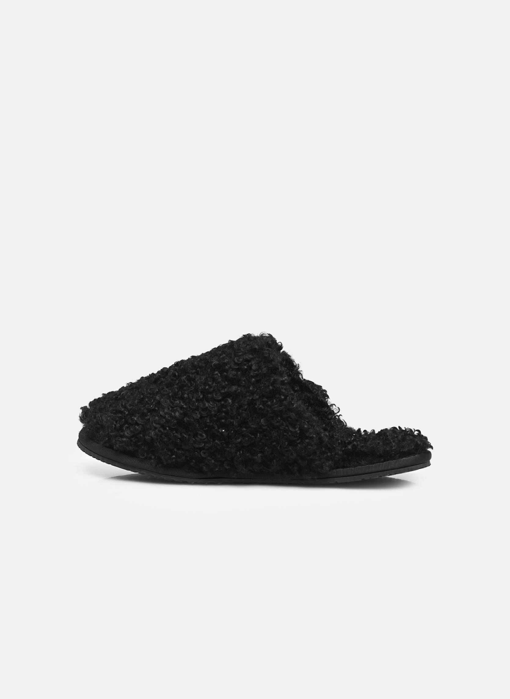Chaussons CLOSE SLIPPER FUR femme noir Calvin Klein Chaussons CLOSE SLIPPER FUR femme noir BLACK