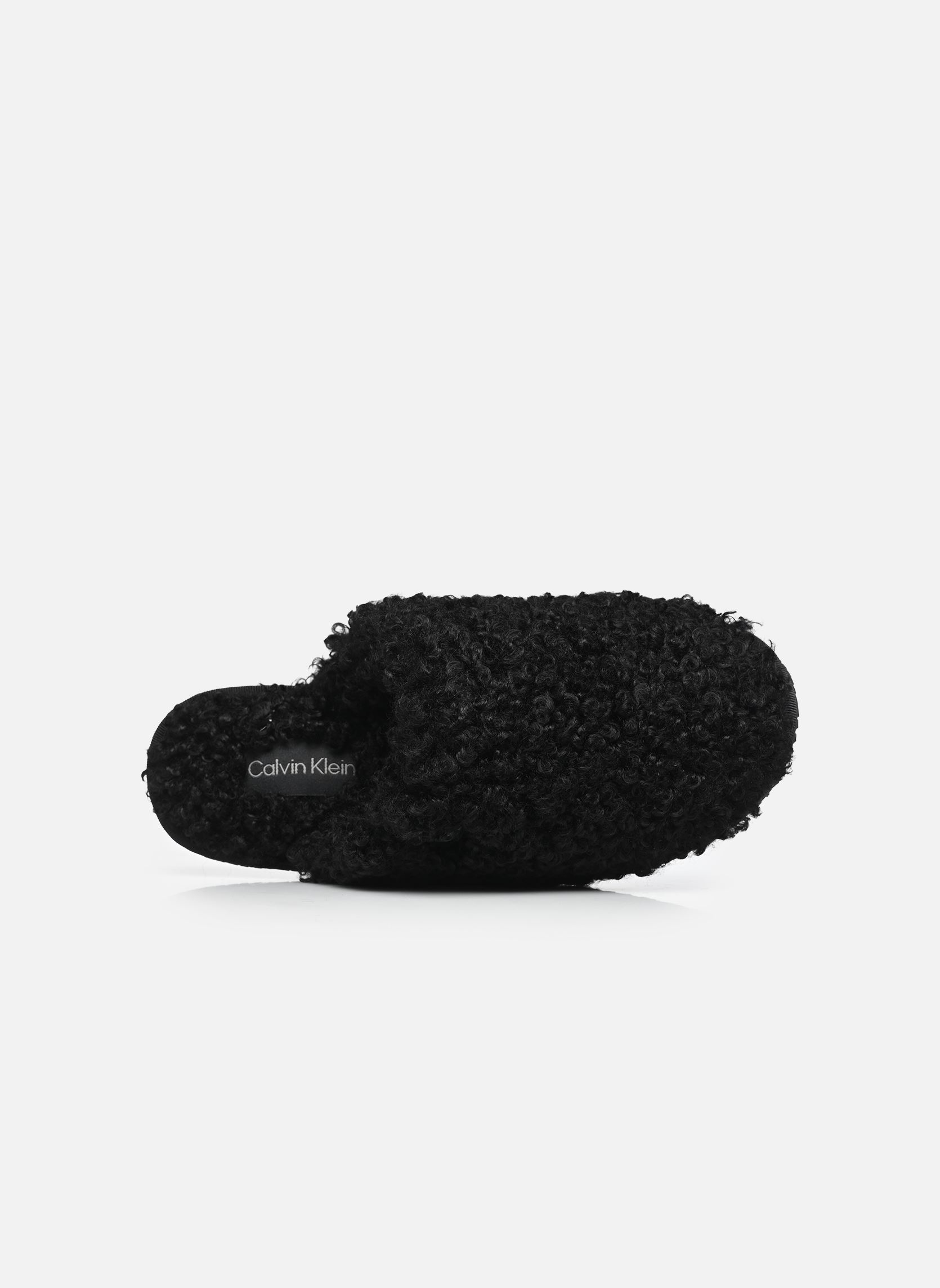 Chaussons CLOSE SLIPPER FUR femme noir Calvin Klein Chaussons CLOSE SLIPPER FUR femme noir BLACK