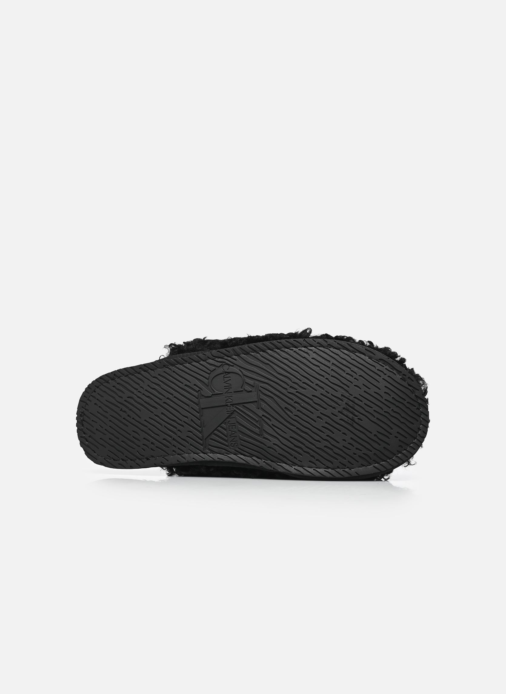 Chaussons CLOSE SLIPPER FUR femme noir Calvin Klein Chaussons CLOSE SLIPPER FUR femme noir BLACK