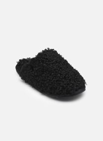 Chaussons CLOSE SLIPPER FUR femme noir