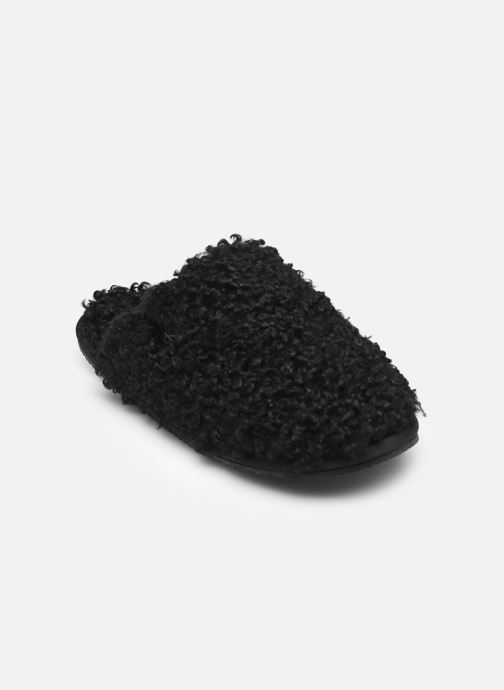 Calvin Klein Chaussons CLOSE SLIPPER FUR femme noir