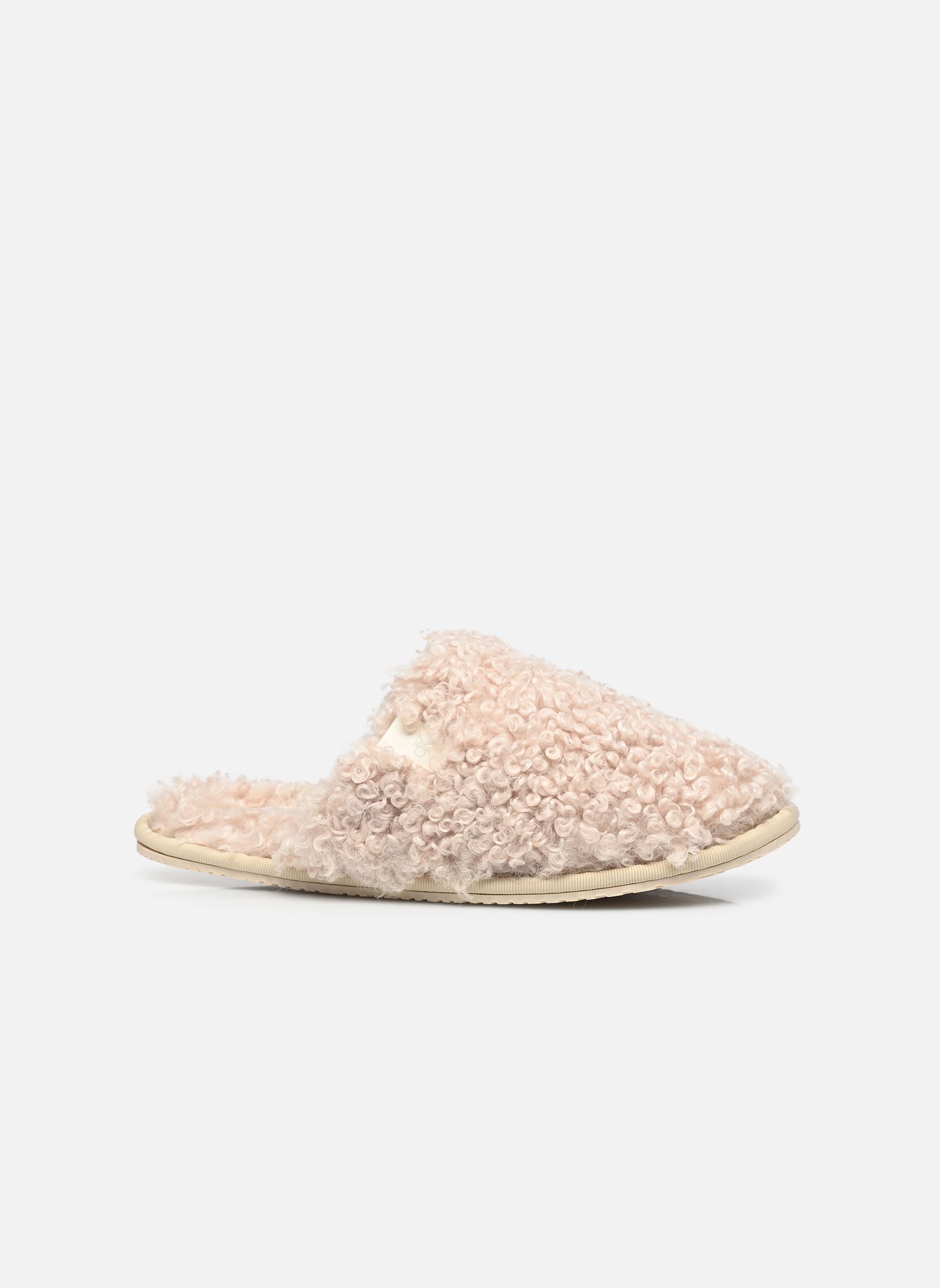 Pantoffels CLOSE SLIPPER FUR dames beige Calvin Klein Pantoffels CLOSE SLIPPER FUR dames beige MARSHMALLOW
