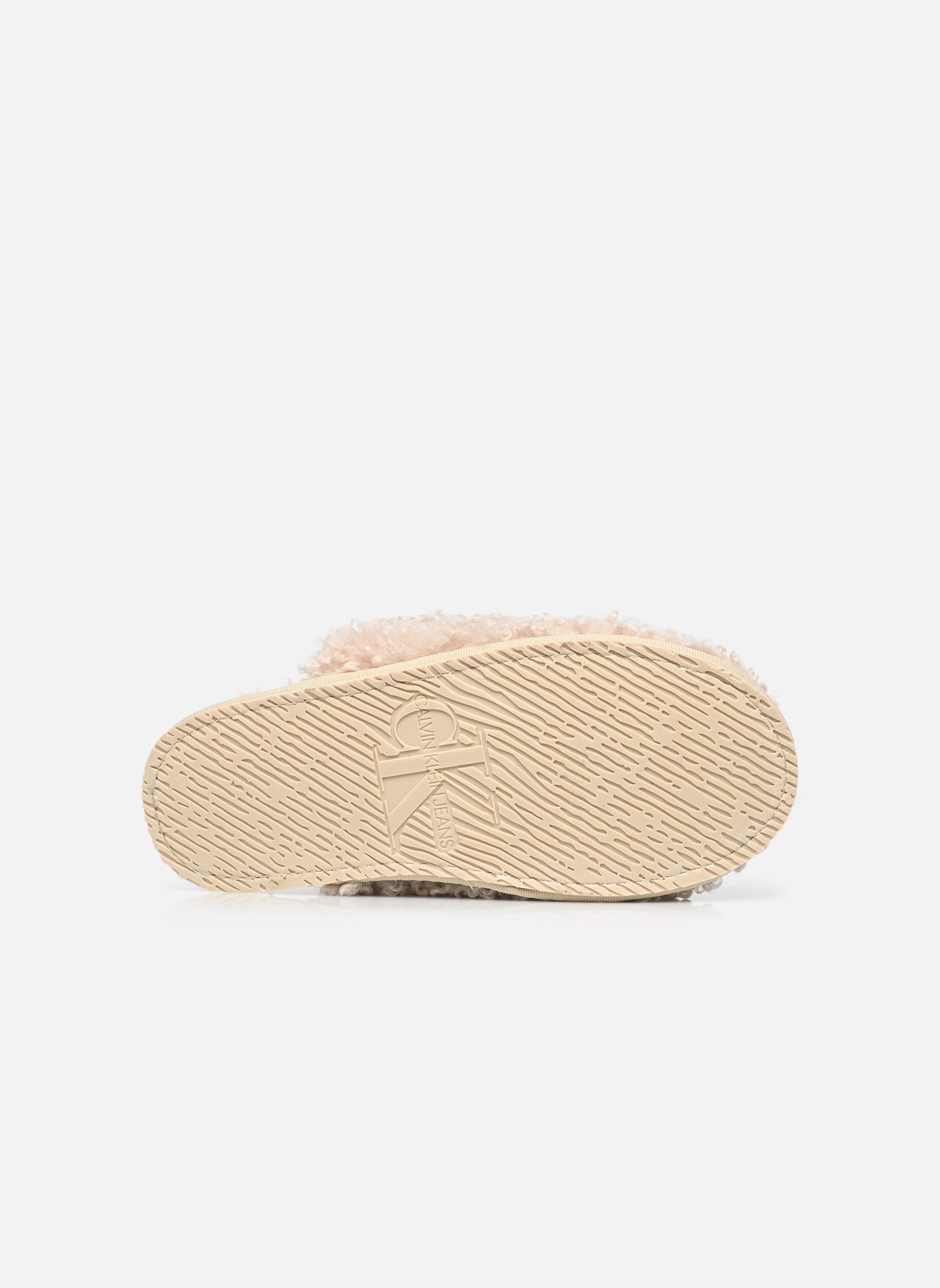 Pantoffels CLOSE SLIPPER FUR dames beige Calvin Klein Pantoffels CLOSE SLIPPER FUR dames beige MARSHMALLOW