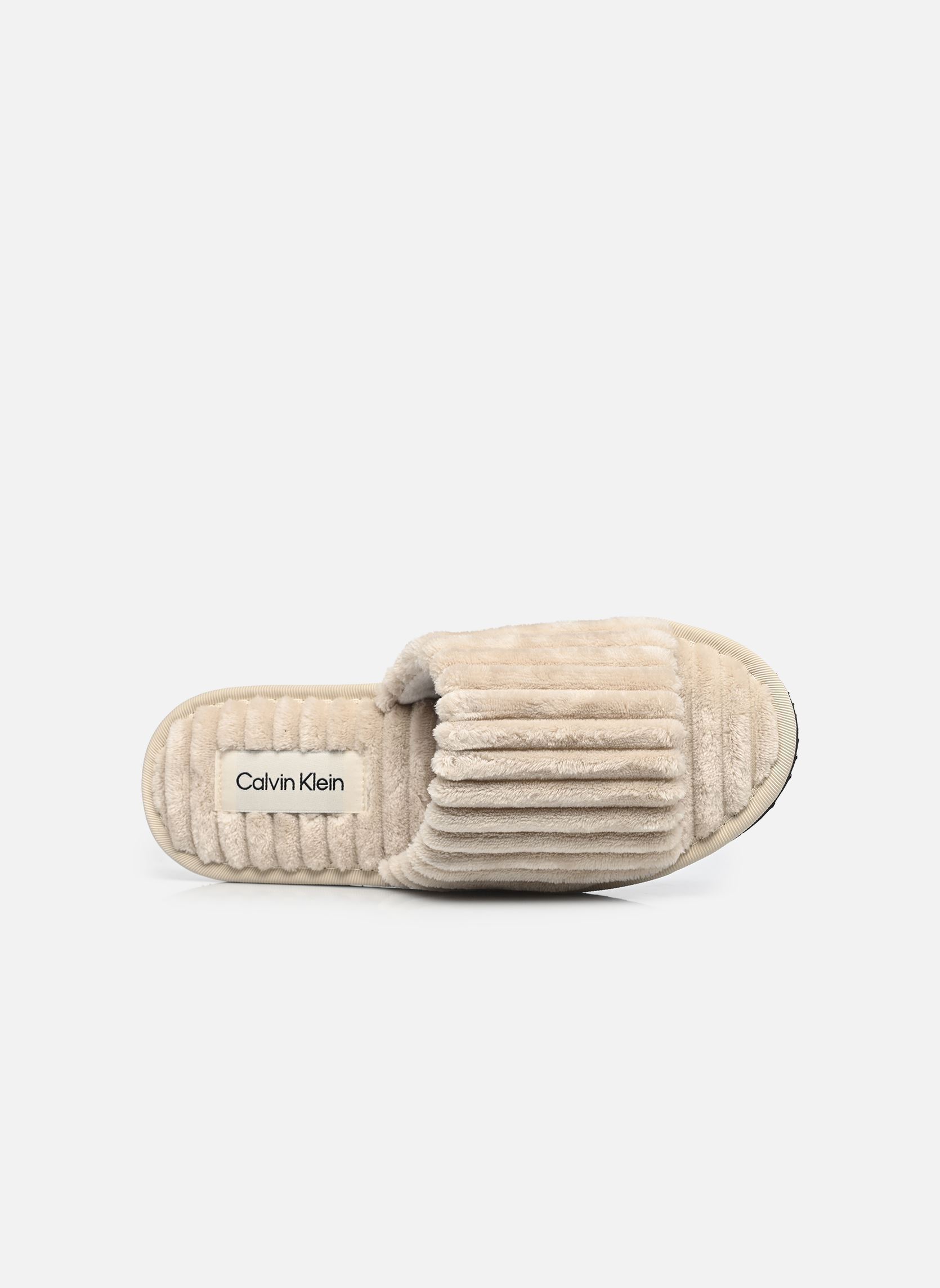 Strandsandalen CORDURY SLIPPER damen beige Calvin Klein Strandsandalen CORDURY SLIPPER damen beige OYSTER GRAY