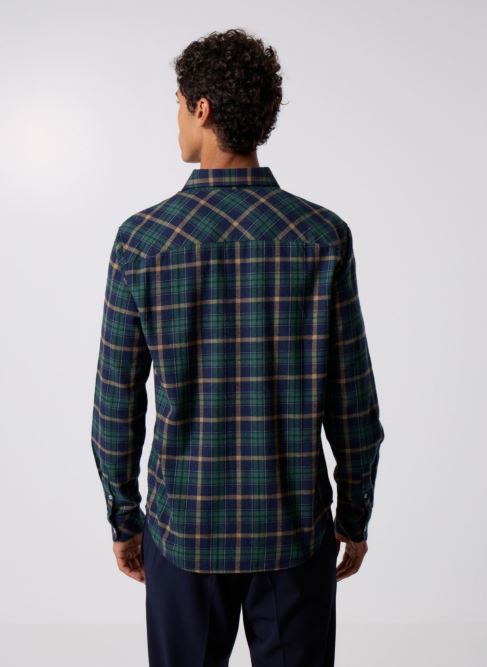 Hemden CHETARTAN herren blau Marvin&Co Hemden CHETARTAN herren blau Sky captain