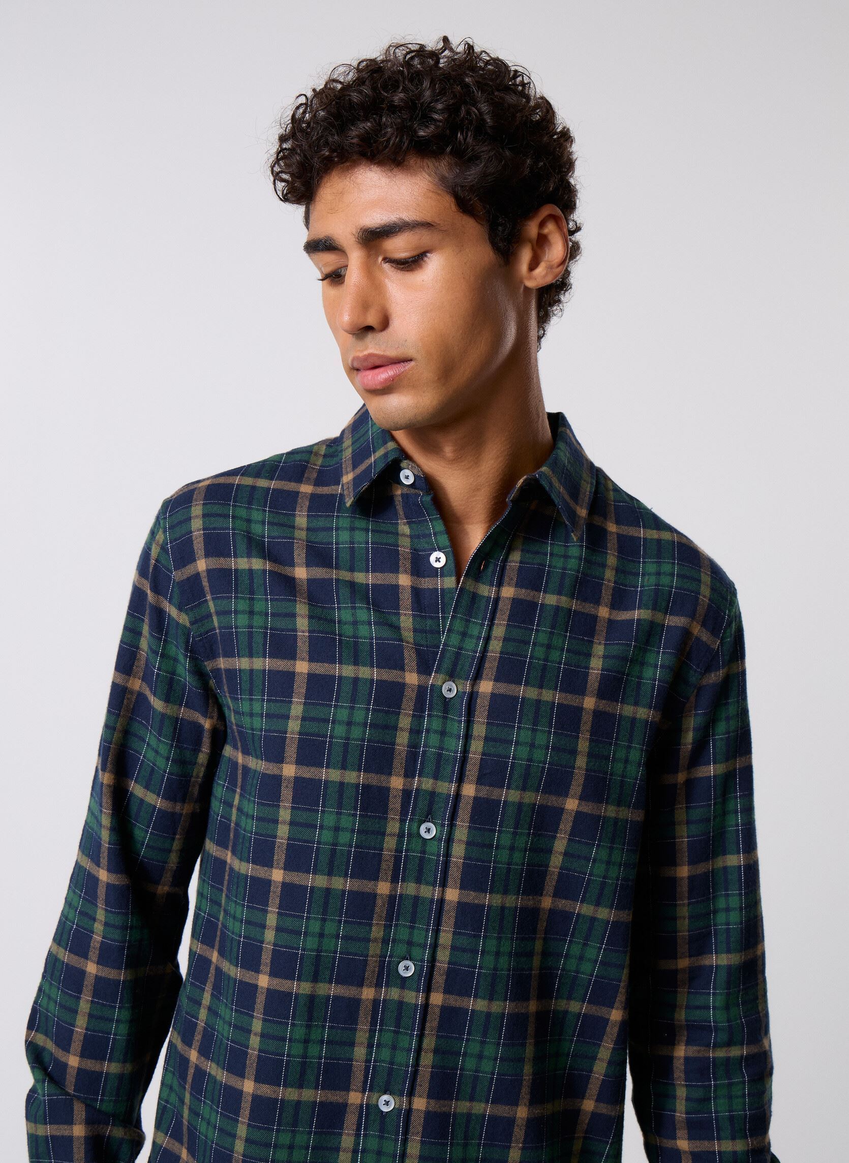 Hemden CHETARTAN herren blau Marvin&Co Hemden CHETARTAN herren blau Sky captain