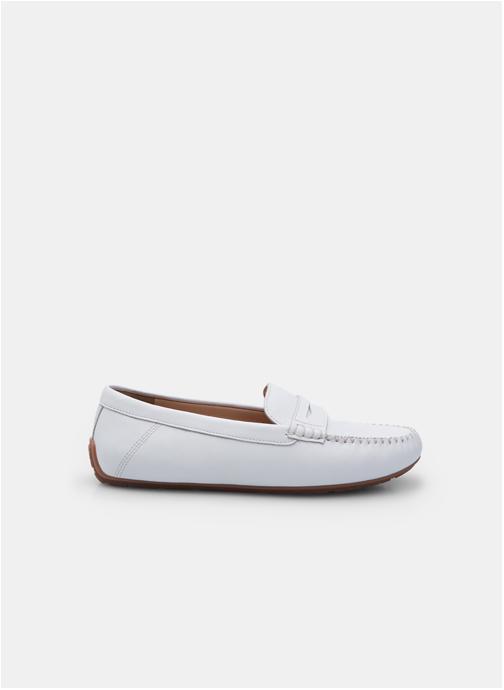 Bata Mocassins Mocassins en cuir pour Femme BATA - Blanc femme blanc