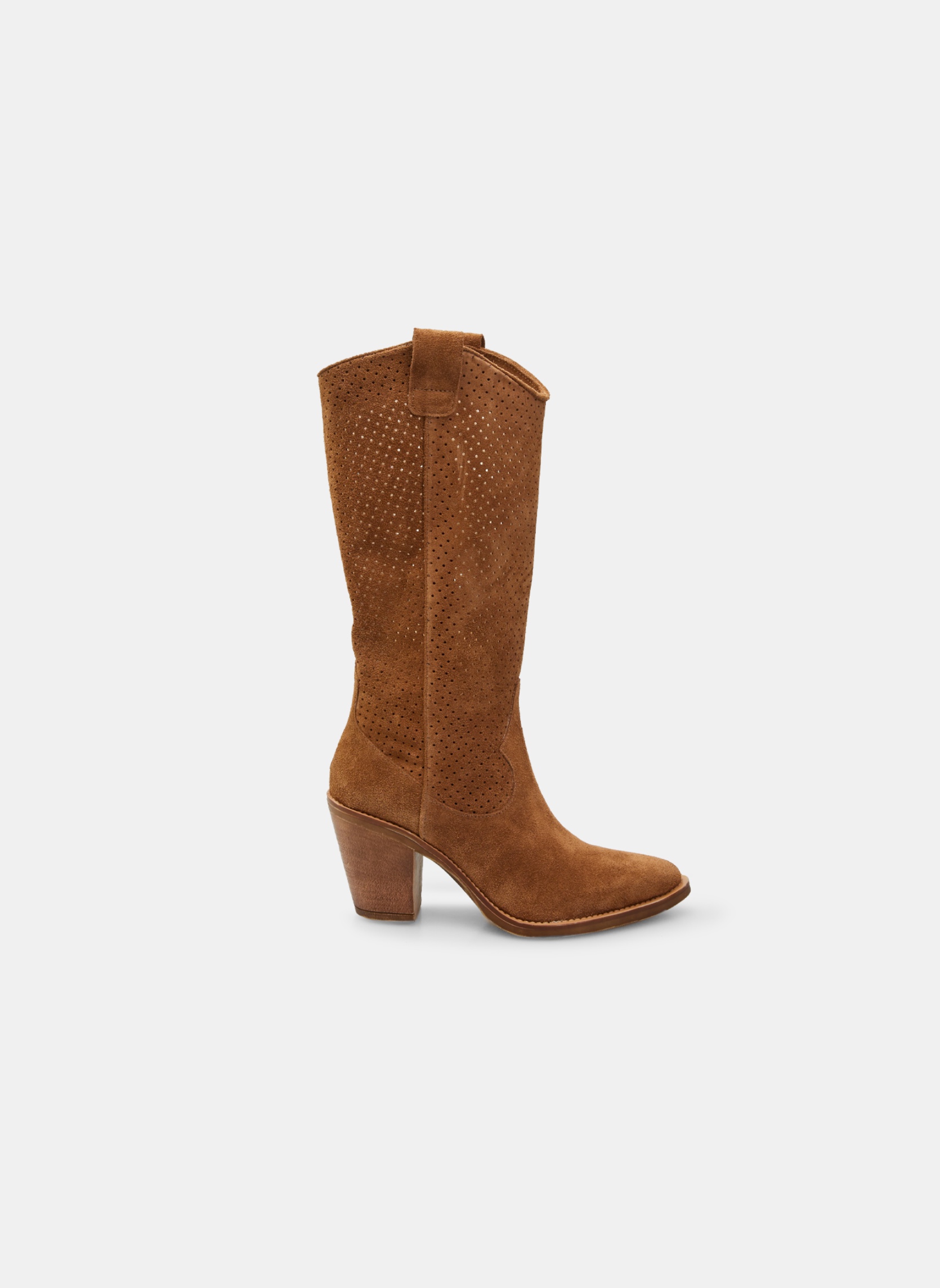 Bottines Western Vintage Corral – Femme 8.5 M – Cuir Marron Détressé – Fabriquées Au Mexique
