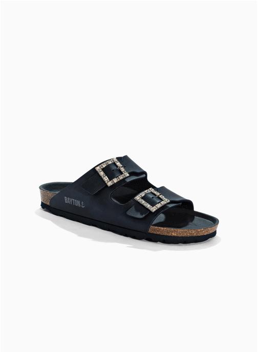 Bayton Mules STRASS ATLAS femme bleu