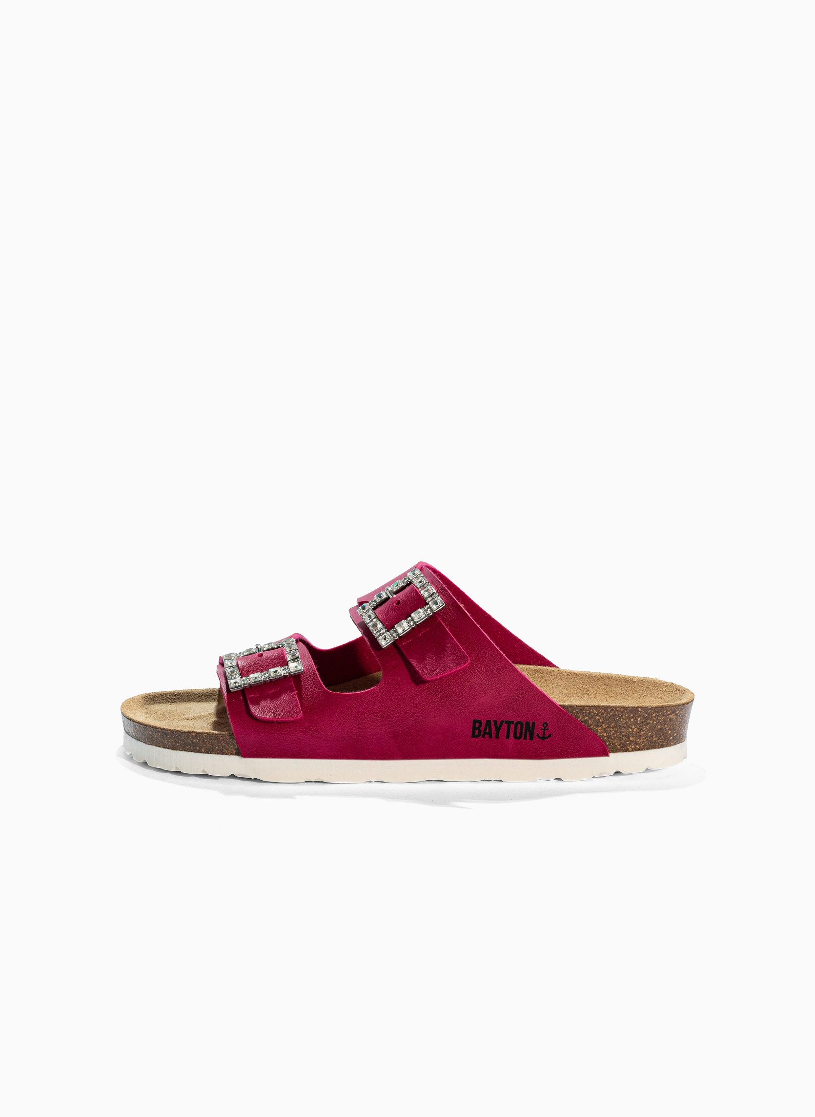 Mules STRASS ATLAS femme rose Bayton Mules STRASS ATLAS femme rose Fuchsia