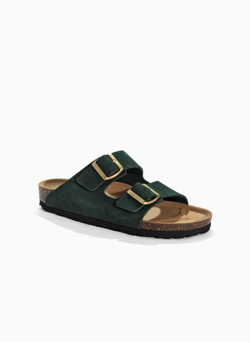 Bayton Mules en cuir suédé ATLAS homme vert