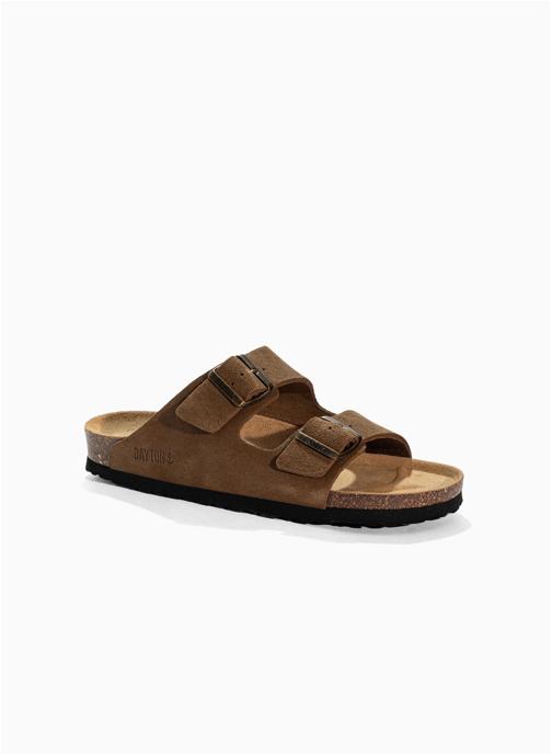 Bayton Mules en cuir suédé ATLAS homme marron