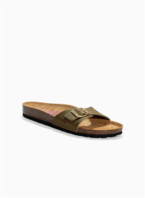 Bayton Mules en cuir ZEPHYR femme vert