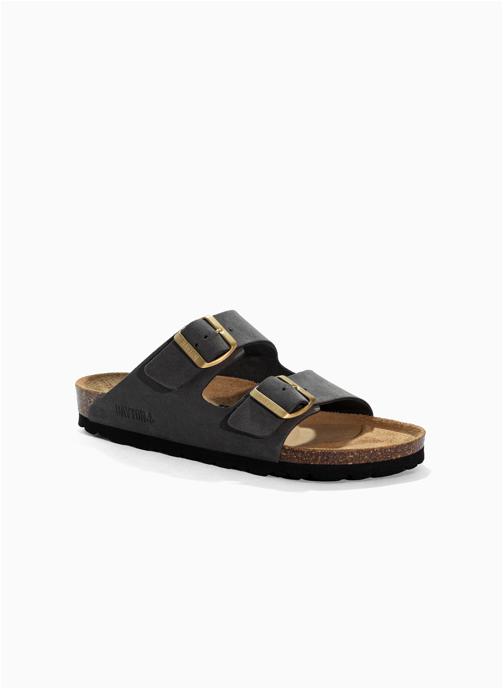 Bayton Mules en cuir suédé ATLAS femme gris